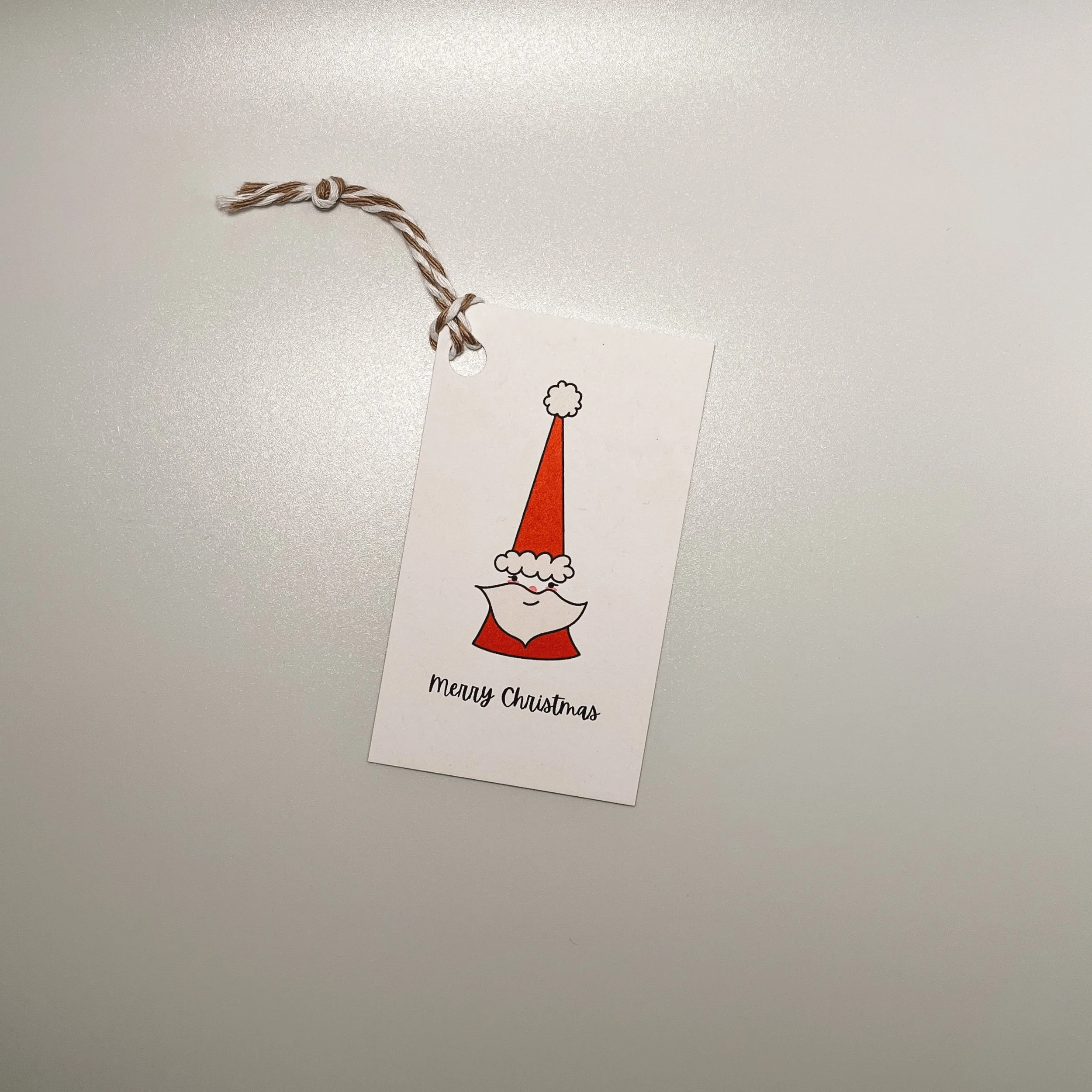 10-pack of Santa Gift Tags