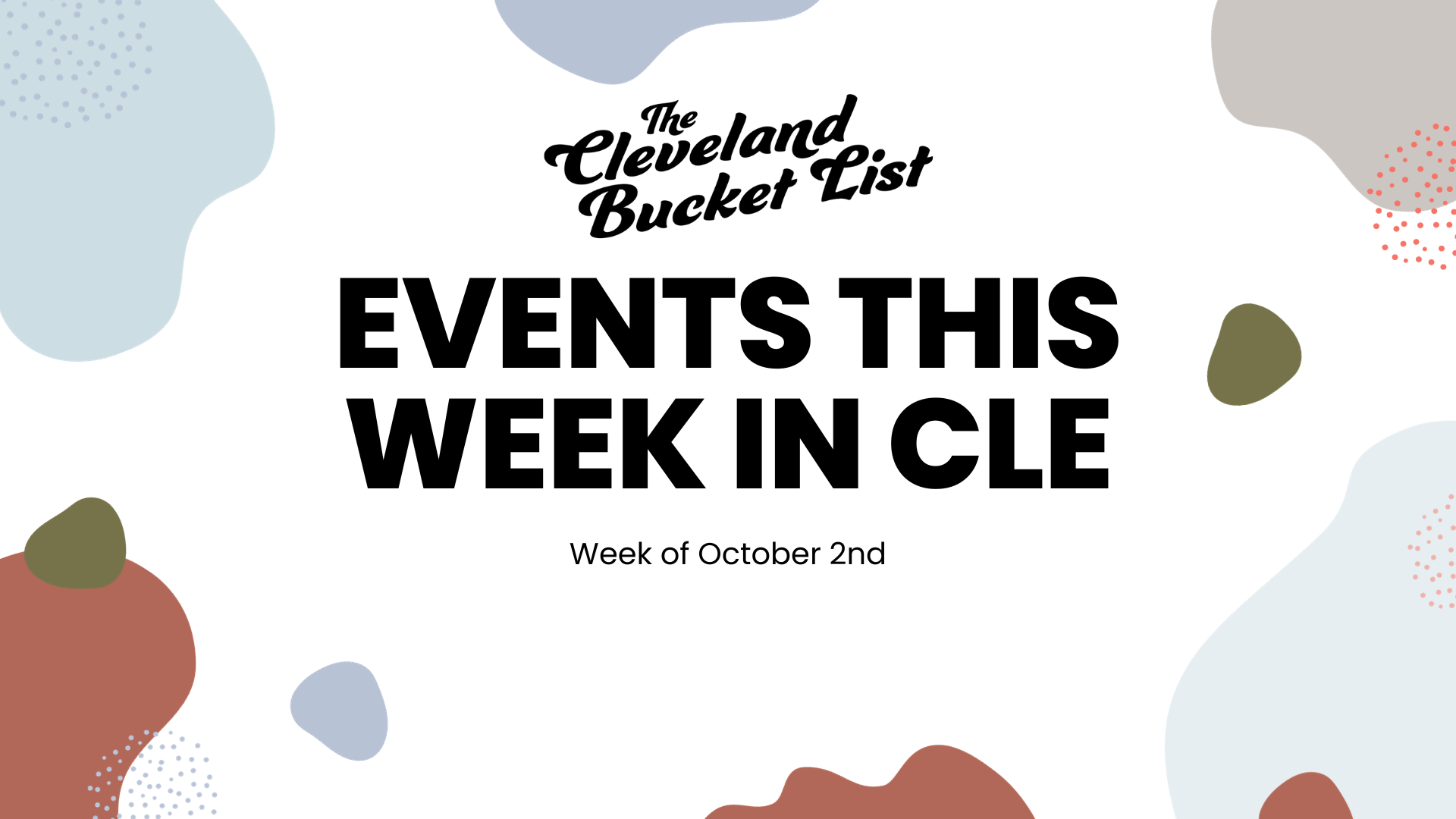 Cleveland Events this Weekend