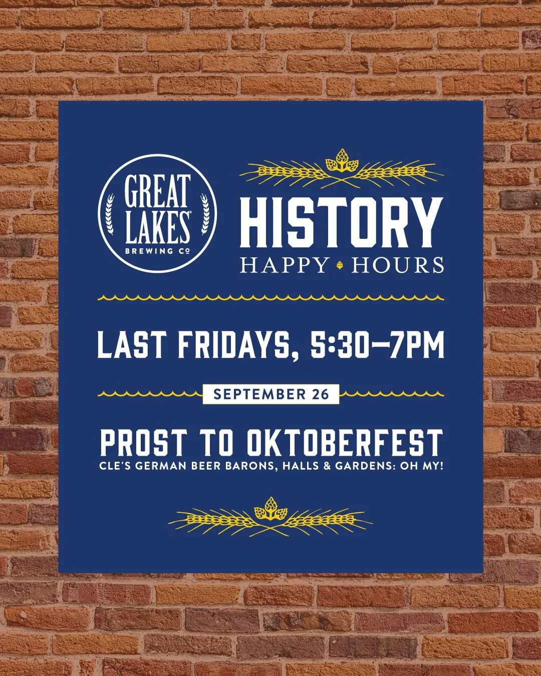 History Happy Hour: Prost to Oktoberfest: CLE’s German Beer Barons, Halls, & Gardens: Oh My!