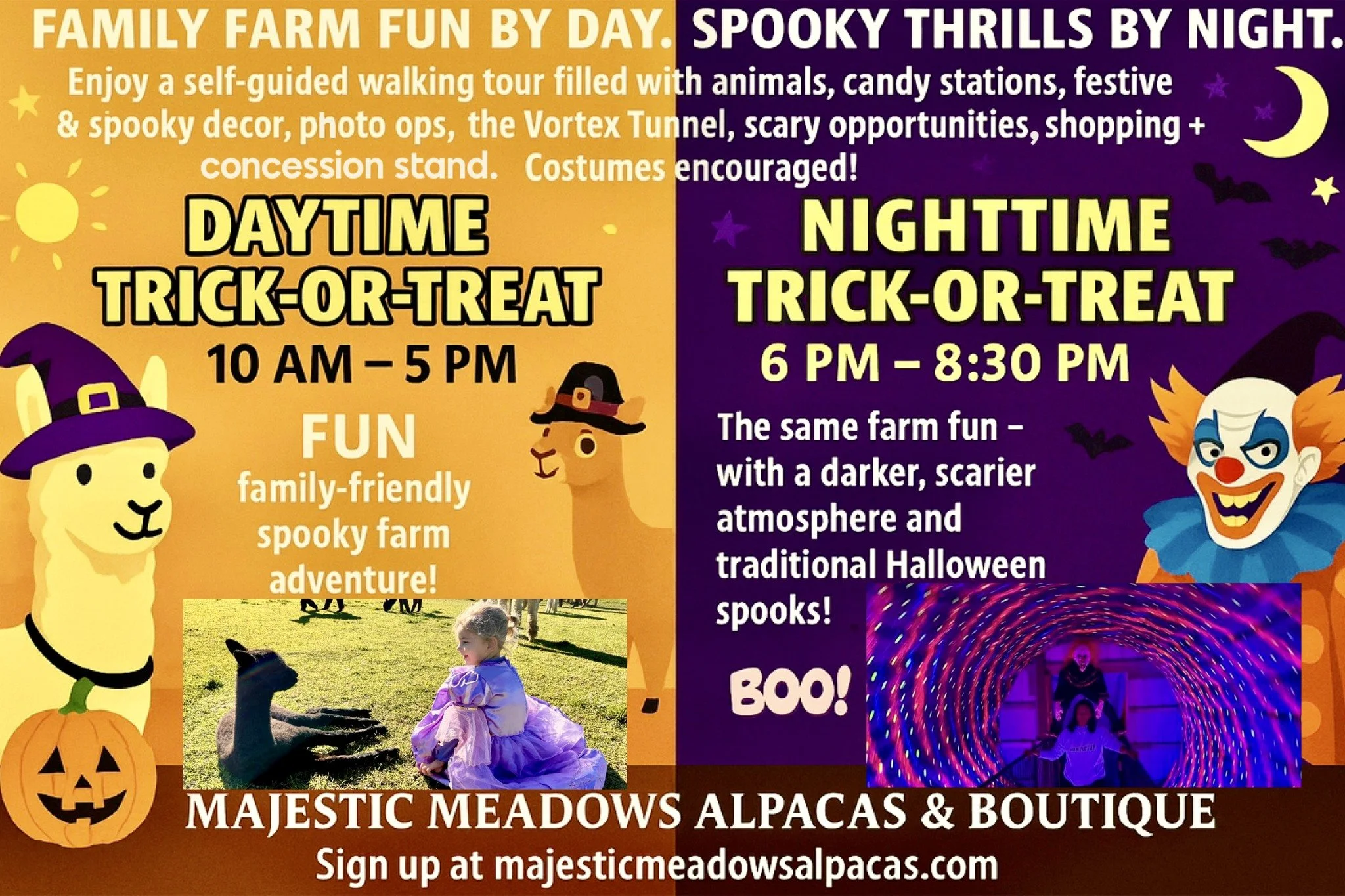 Majestic Meadows Trick-or-Treat on the Farm