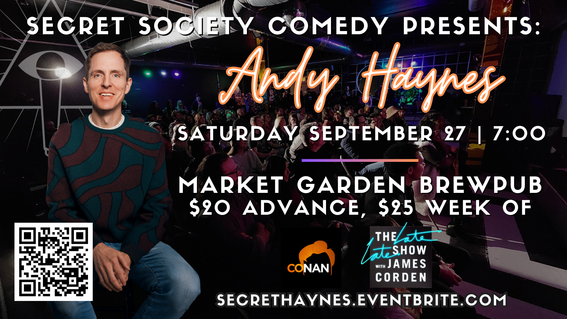 Andy Haynes | Secret Society Comedy In Ohio City