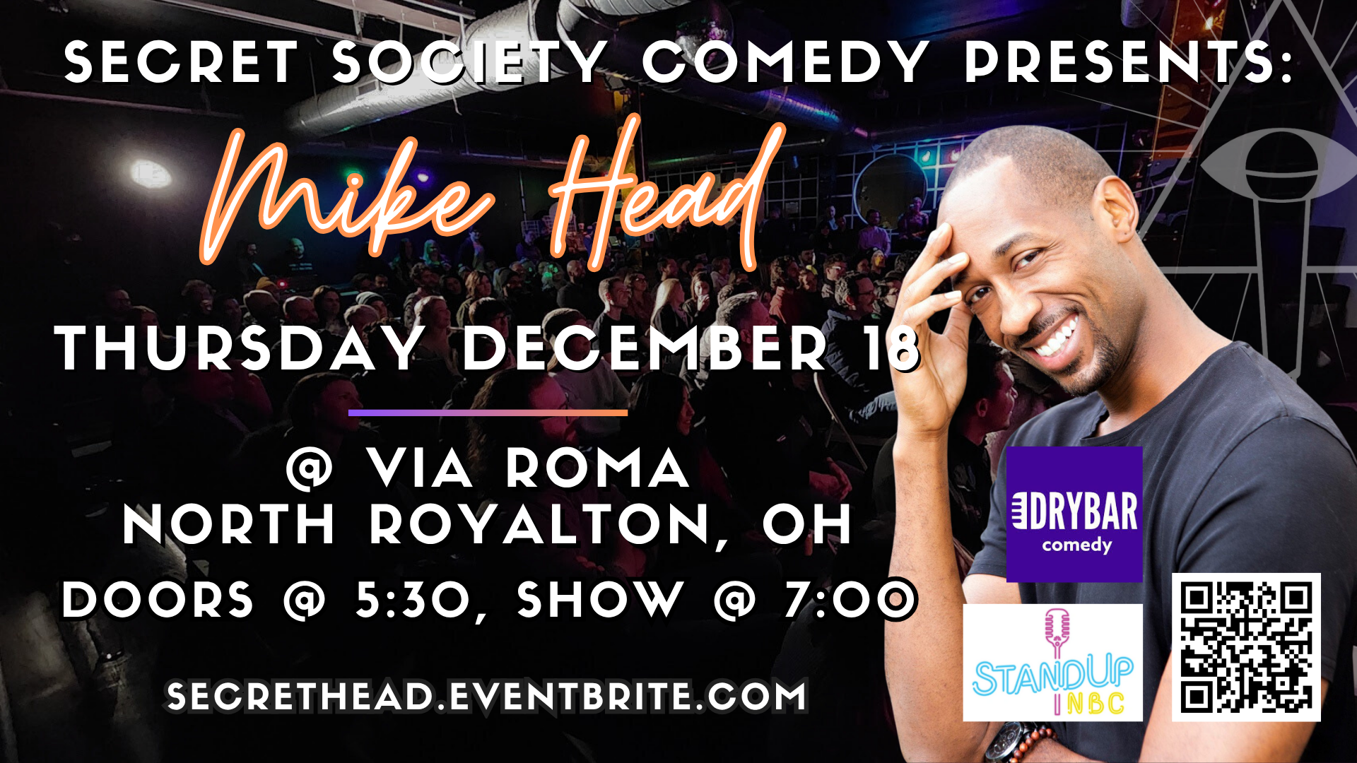 Mike Head | Secret Society Comedy In North Royalton