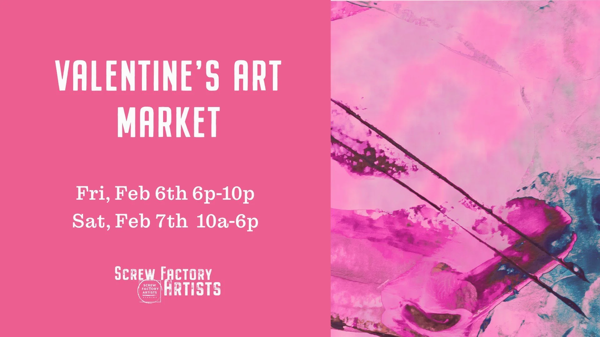 Valentine’s Day Art Market