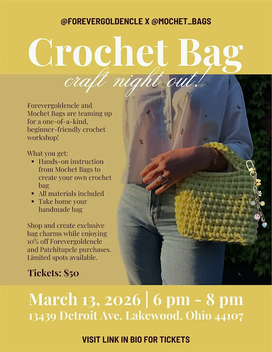 Crochet Bag Craft Night Out