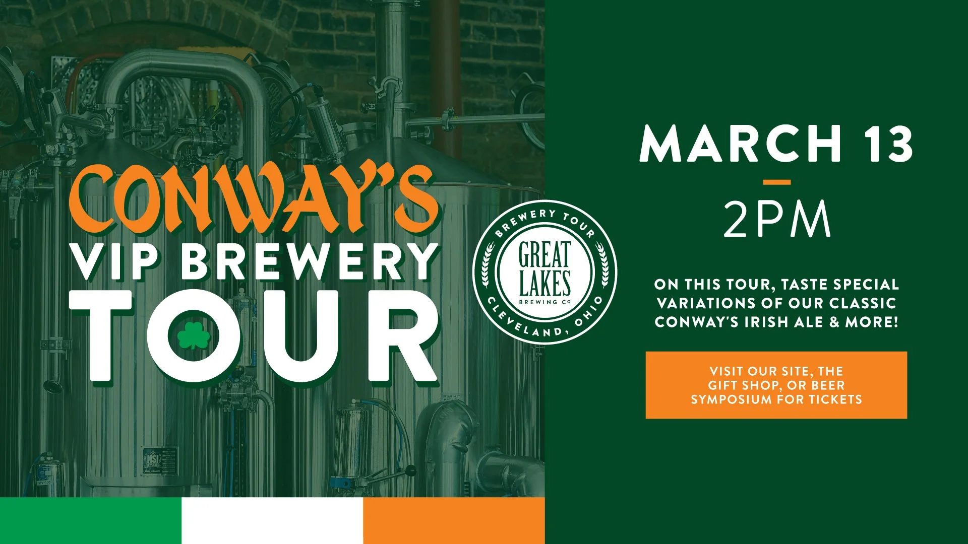 Conway’s VIP Brewery Tour