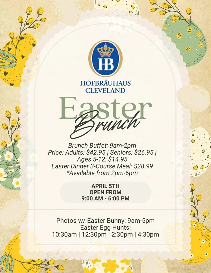 Easter Brunch Buffet & Dinner