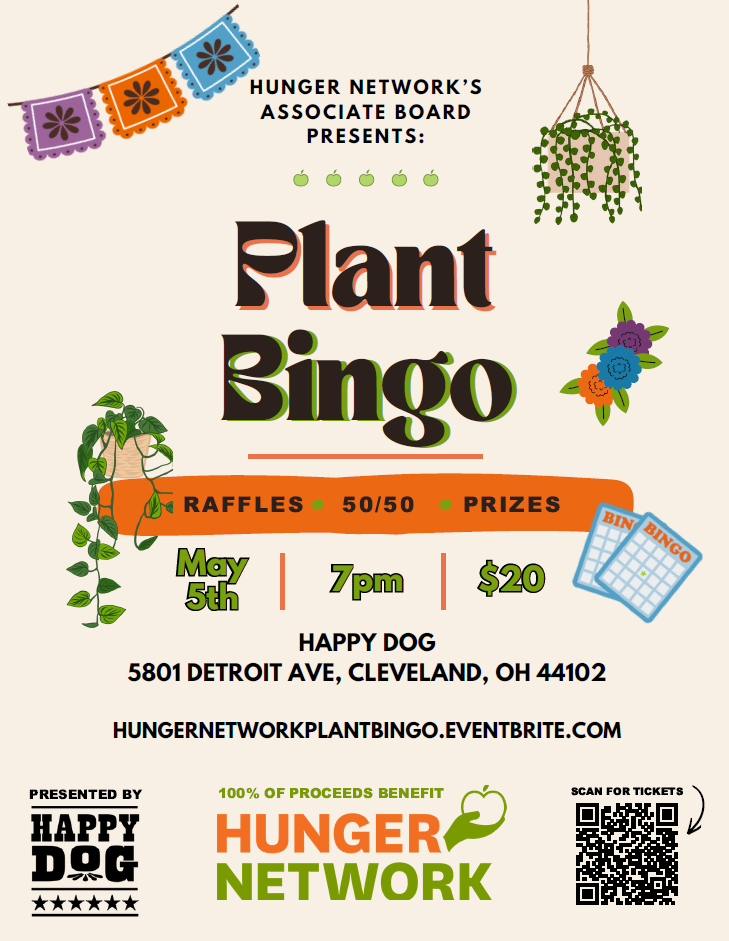 Plant Bingo- Benefiting Hunger Network