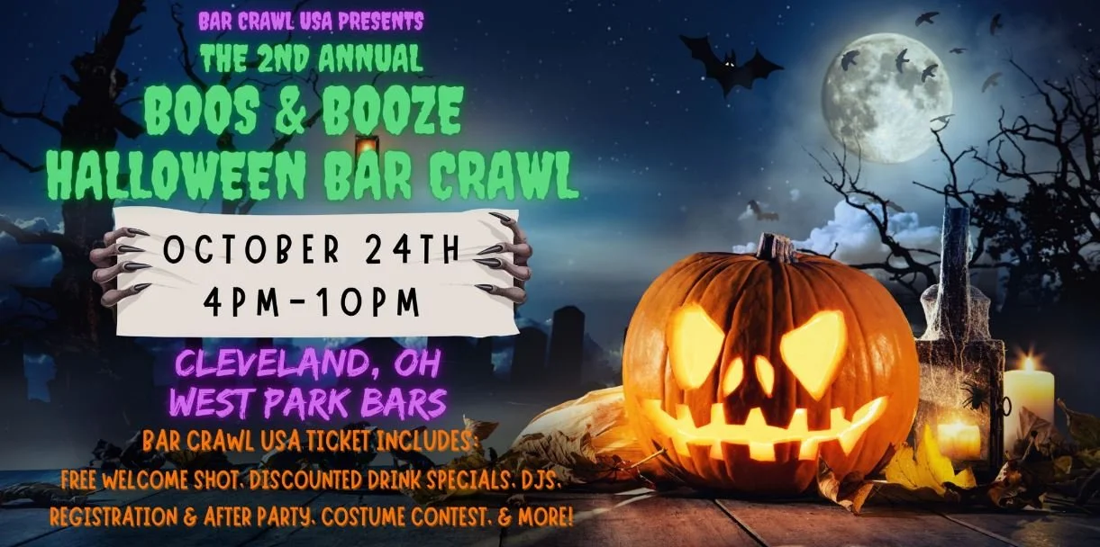 Cleveland Boos & Booze Halloween Bar Crawl: West Park Bars