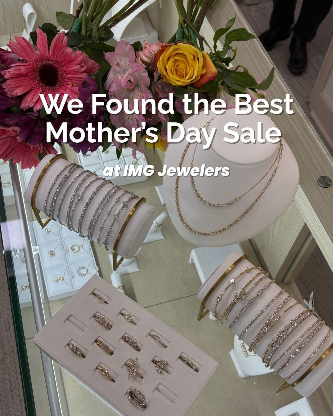 Still looking for that perfect Mother&rsquo;s Day gift? @img_jewelers has got you covered. Support local and shop their Mother&rsquo;s Day Sale May 5-9 💐💍✨