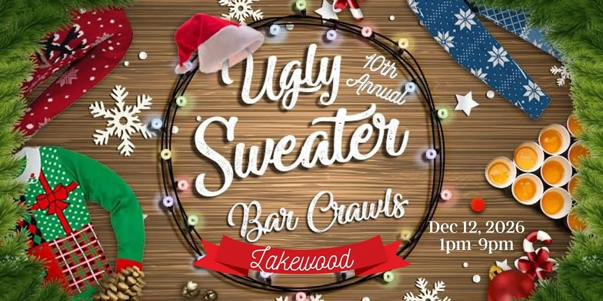Ugly Sweater Bar Crawl: Lakewood: 10th Annual