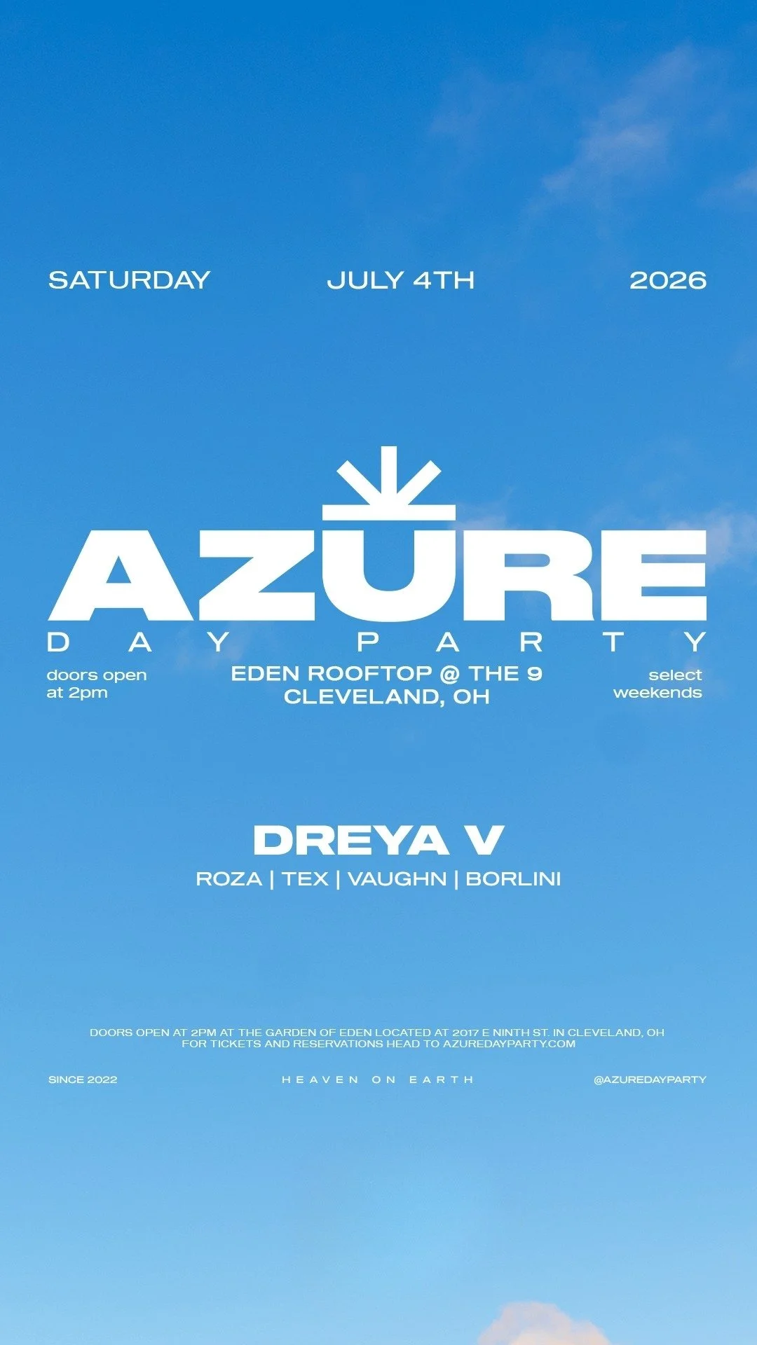 Azure Day Party with Dreya V