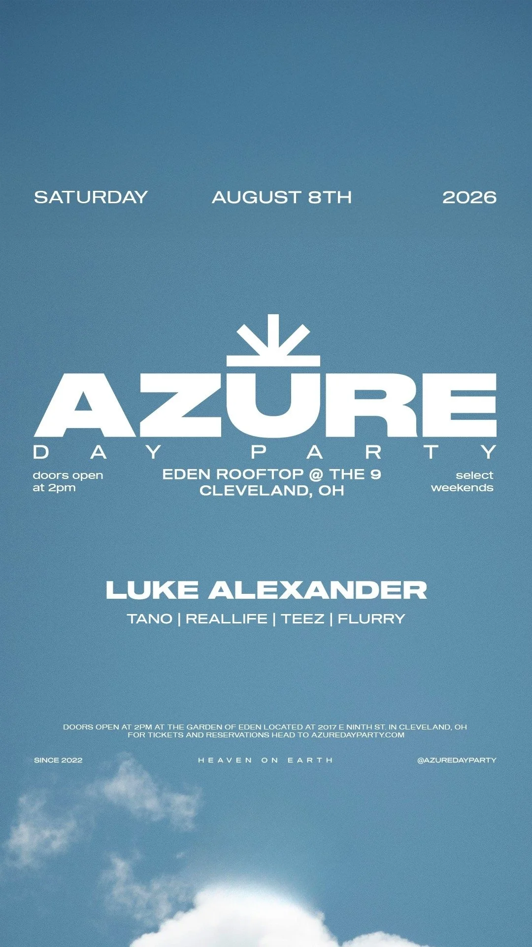 Azure Day Party with Luke Alexander