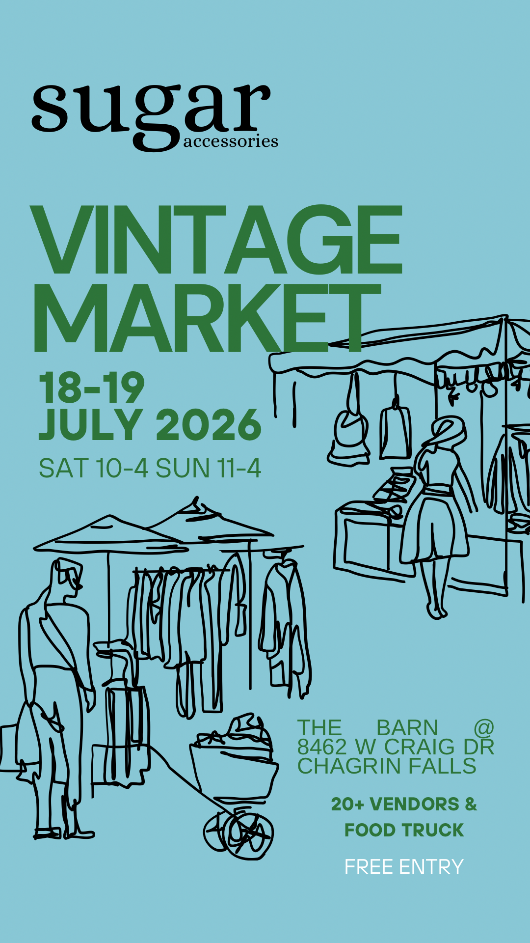 Sugar Accessories Vintage Market