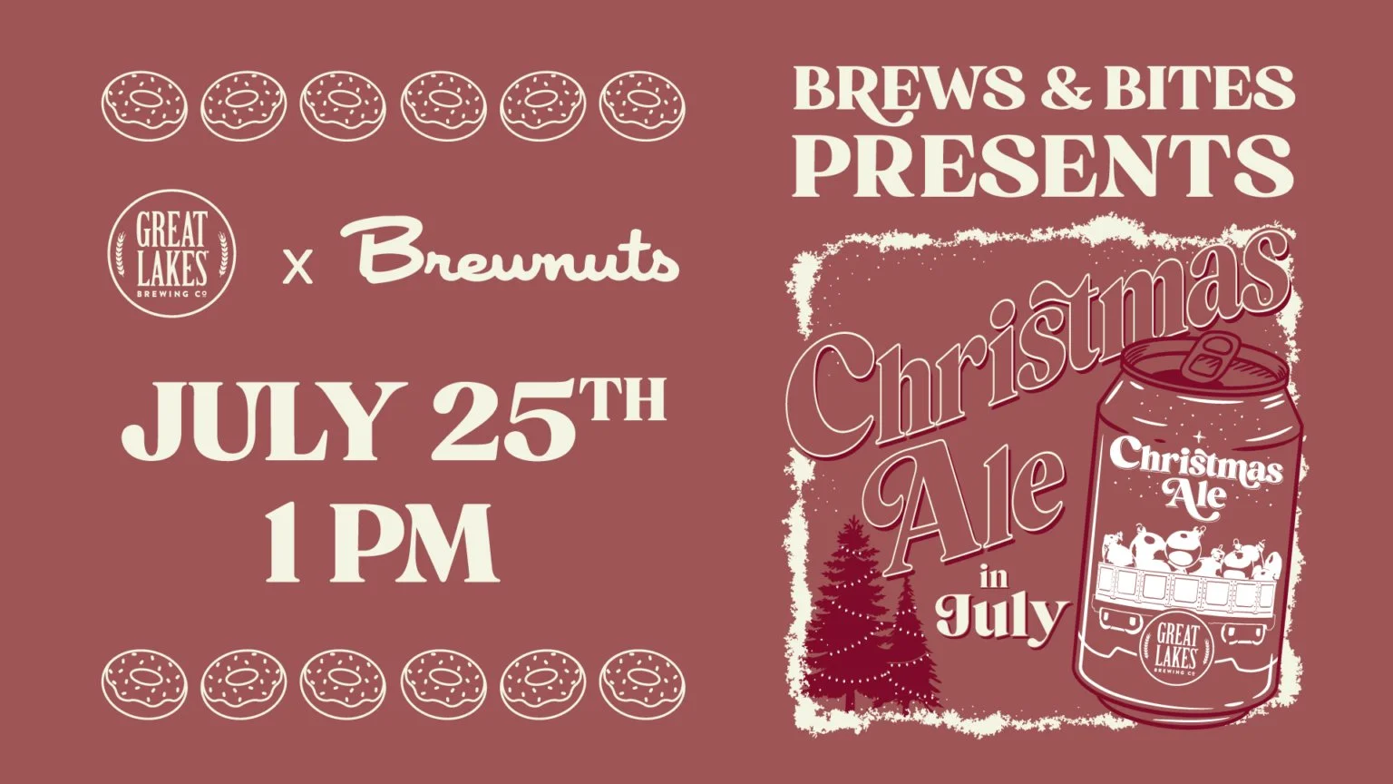 Brews & Bites: Christmas Ale in July Edition