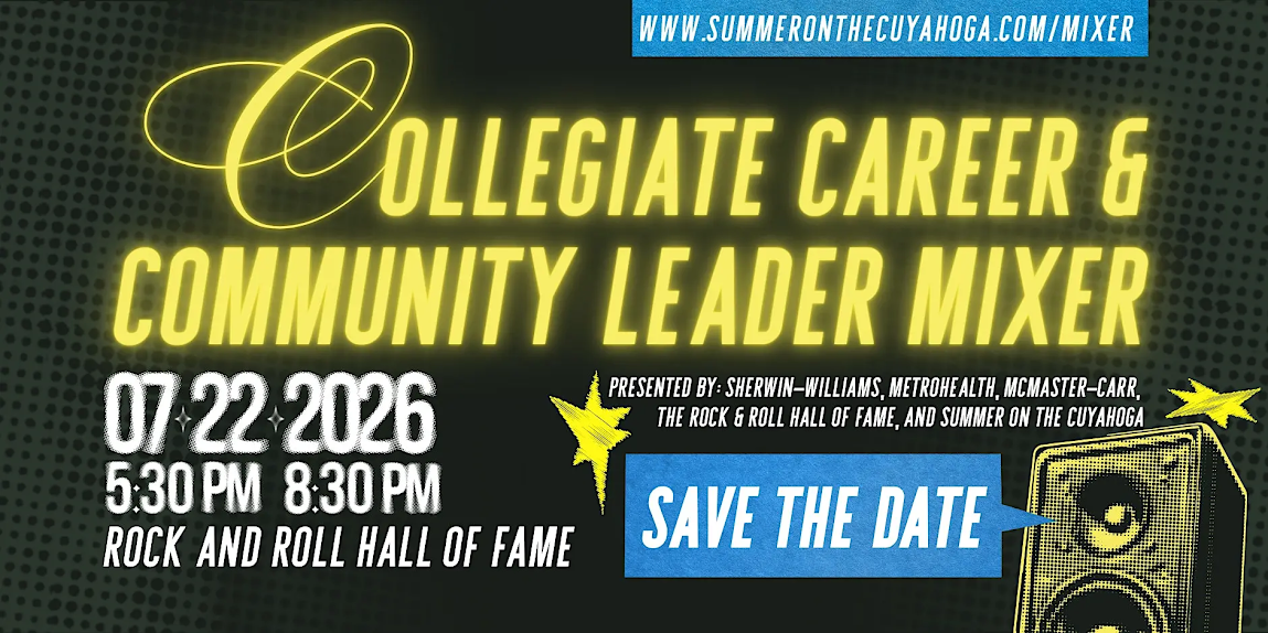 Collegiate Career and Community Leader Mixer at the Rock and Roll Hall of Fame