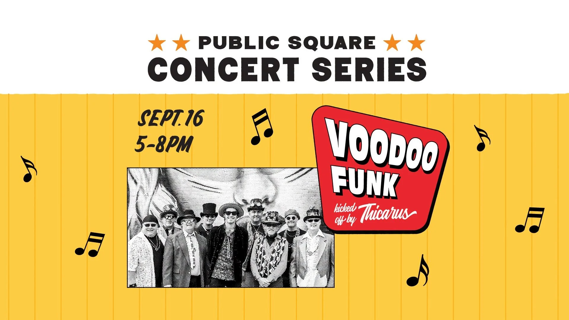 Public Square Concert Series: Featuring Voodoo Funk and Thicarus