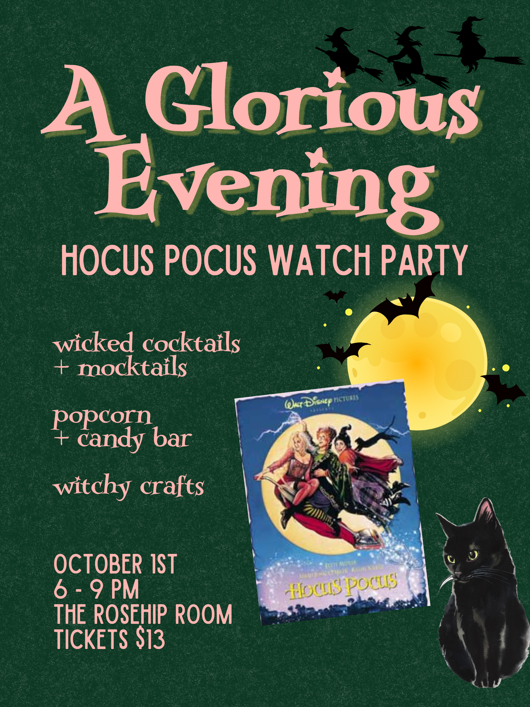 A Glorious Evening: A Hocus Pocus Watch Party