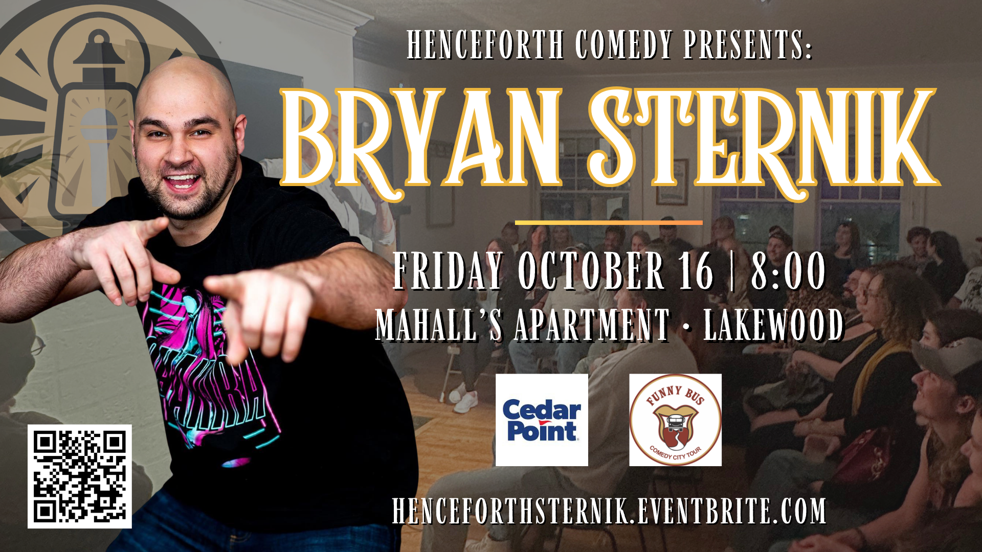 Bryan Sternik | Henceforth Comedy At Mahall's