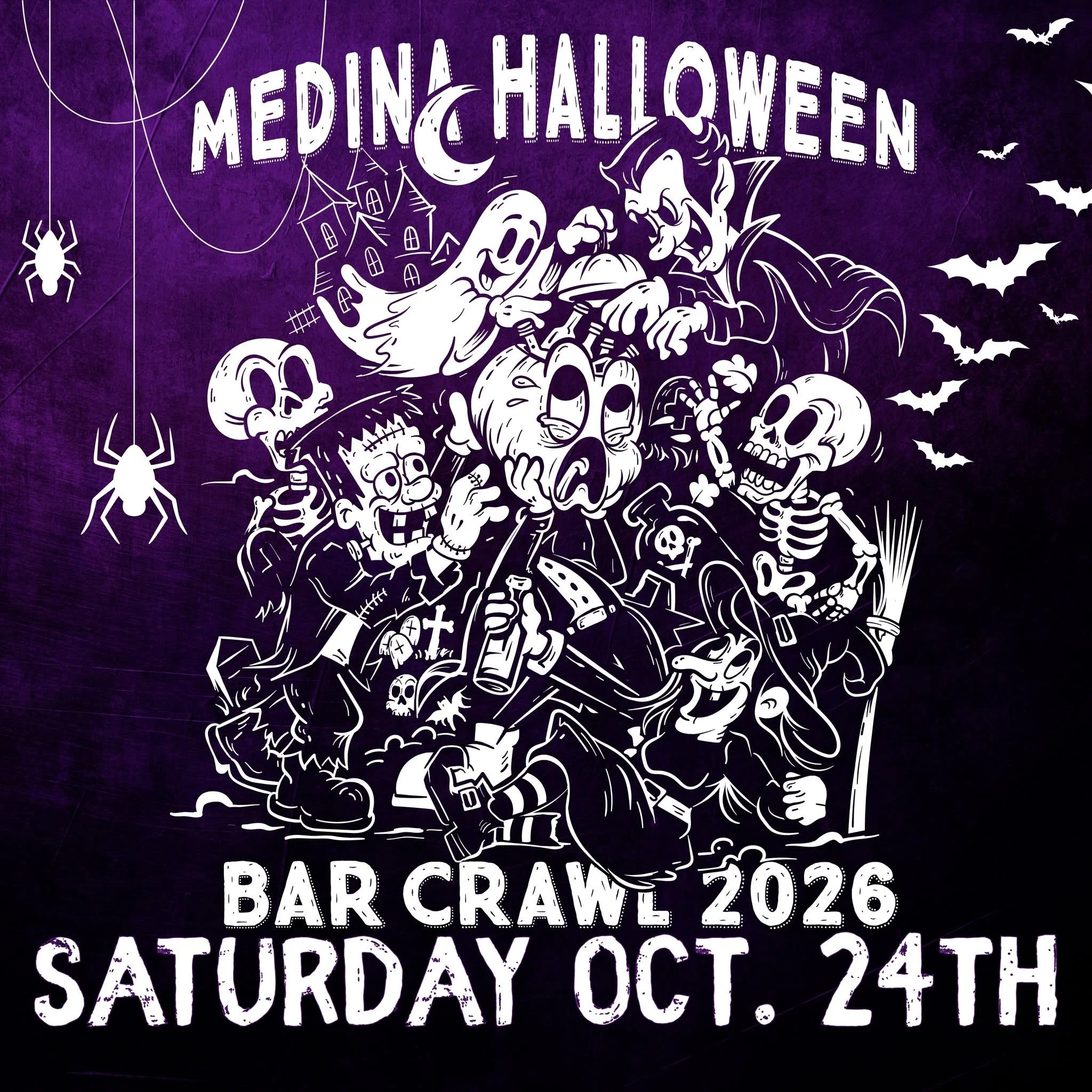 The Medina Halloween Bar Crawl 2026