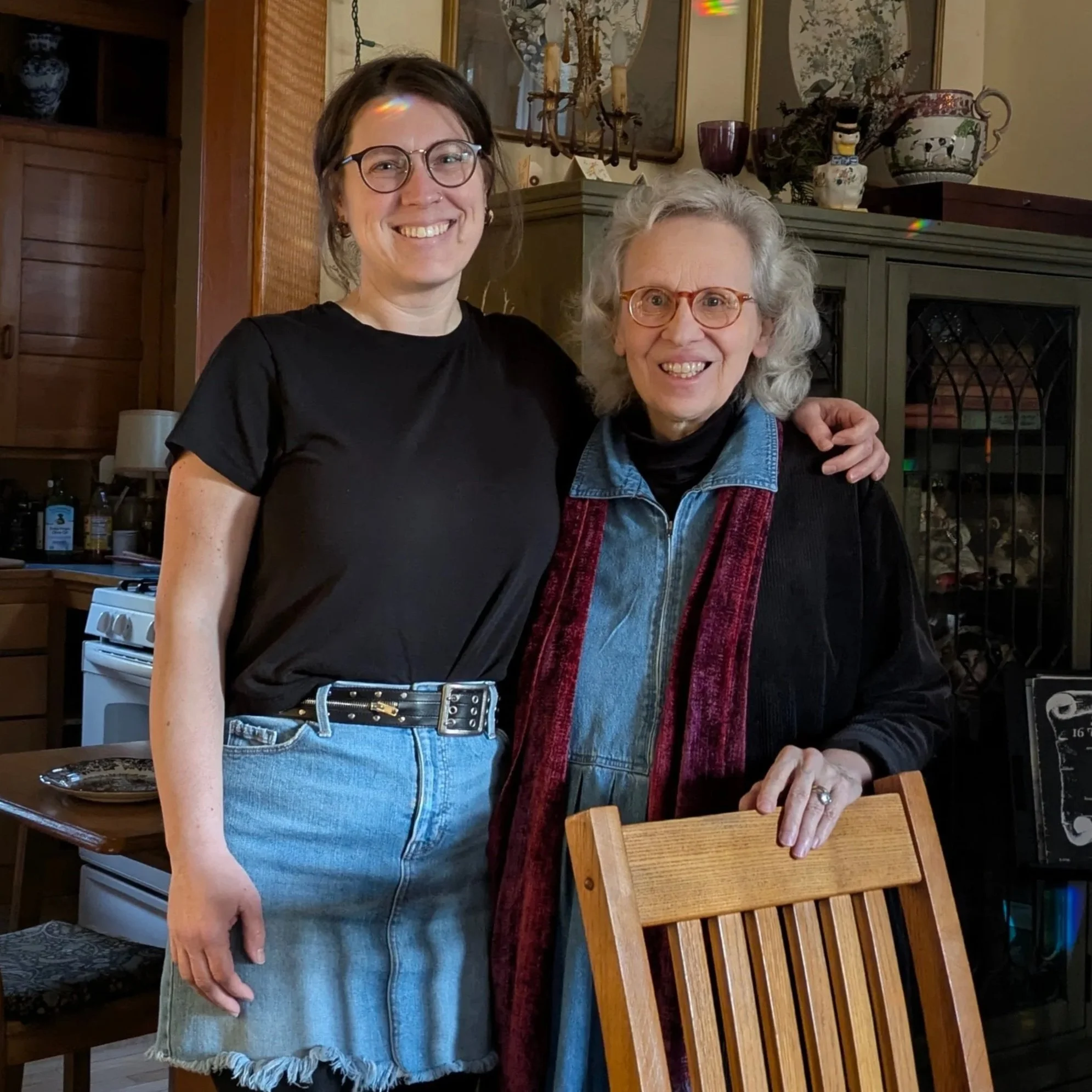 photo of videographer and subject