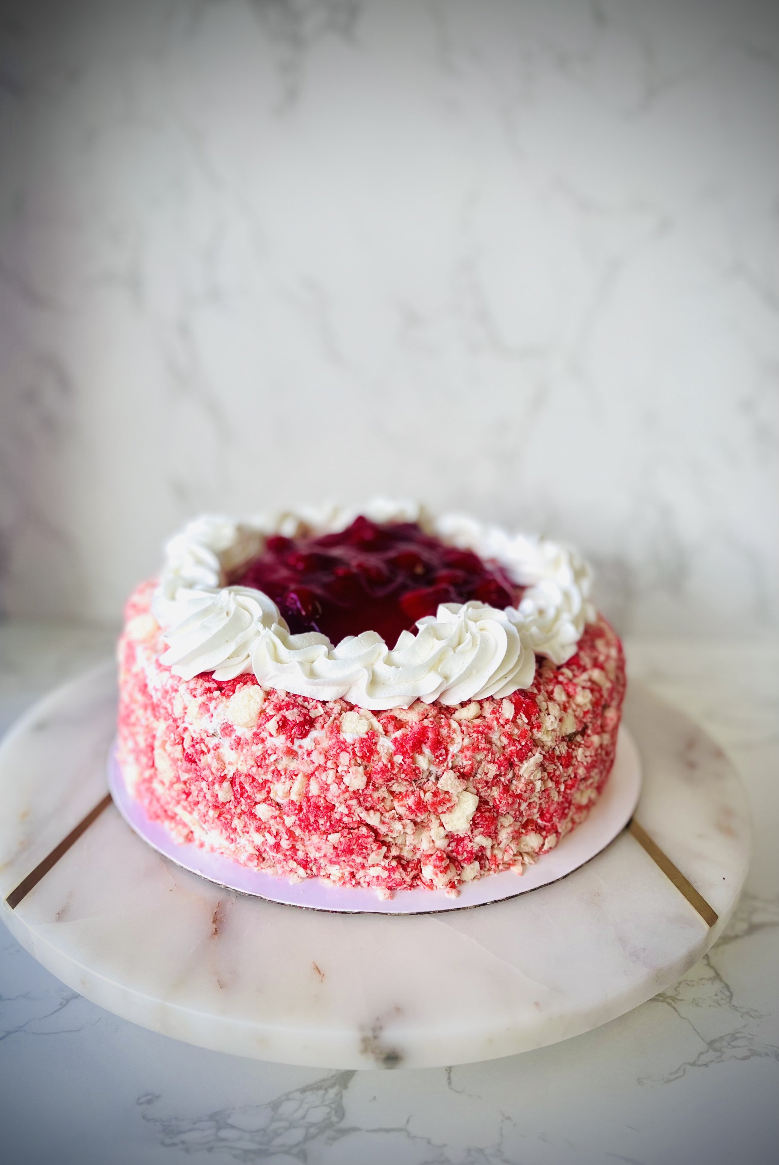 Strawberry Crunch Cake