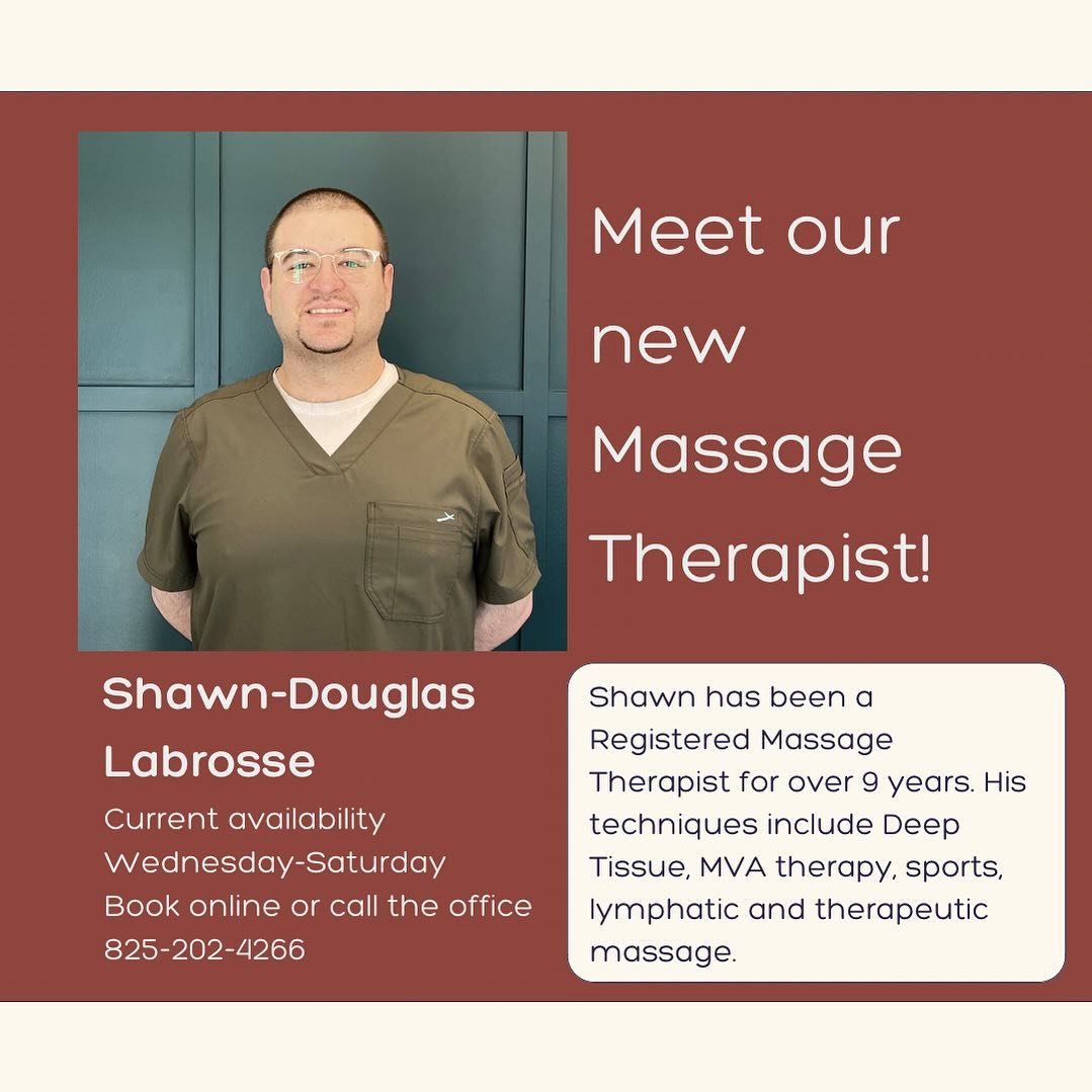 Meet Shawn!  He&rsquo;s new to us, but not new to massage - he has been practicing for 9 years and is happy to bring his experience to Icon!  Book in with Shawn this week and get $15 off your 60 min massage!