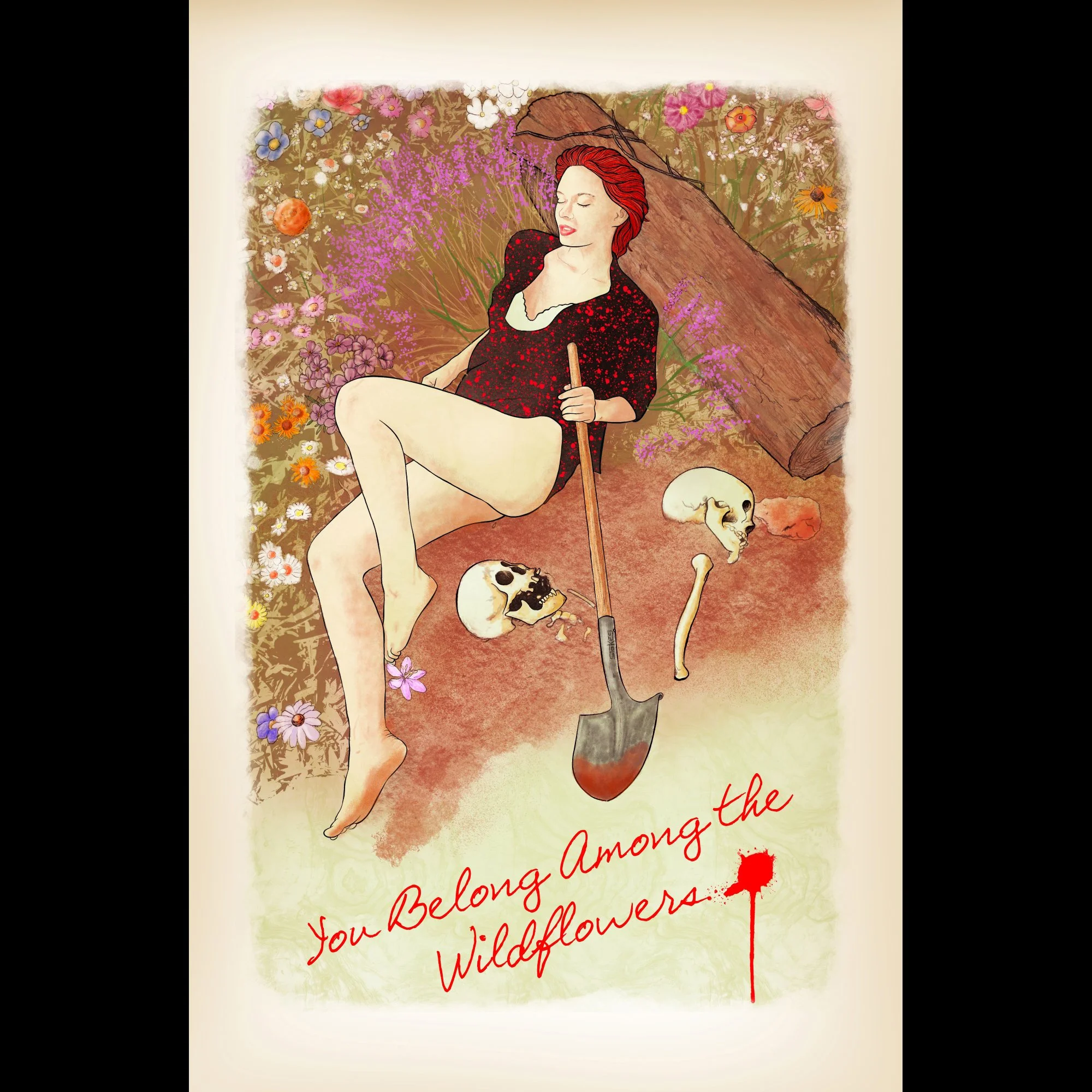 Wildflowers. - Giclée Art Print (11x17)