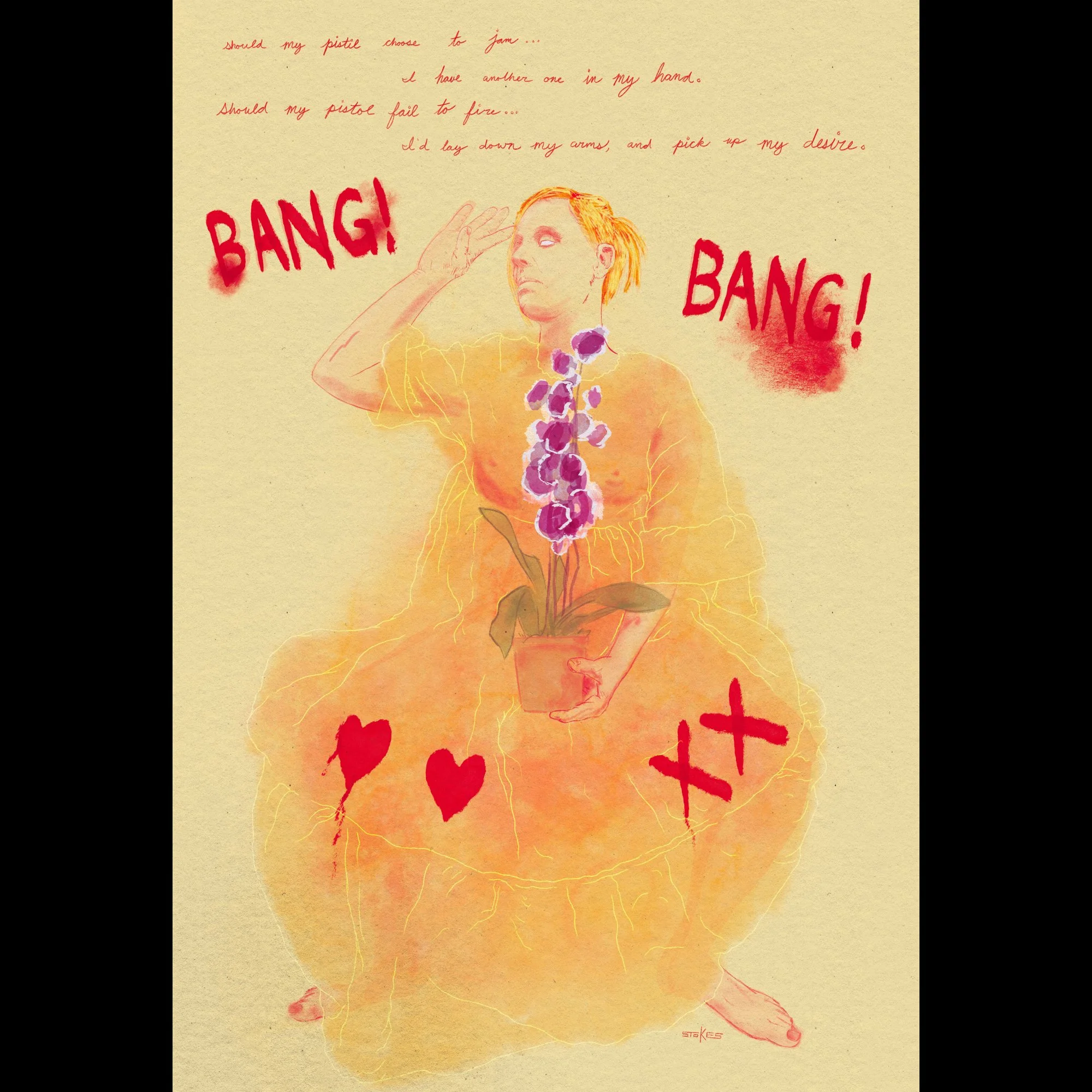 Bang - Giclée Art Print (11x17)