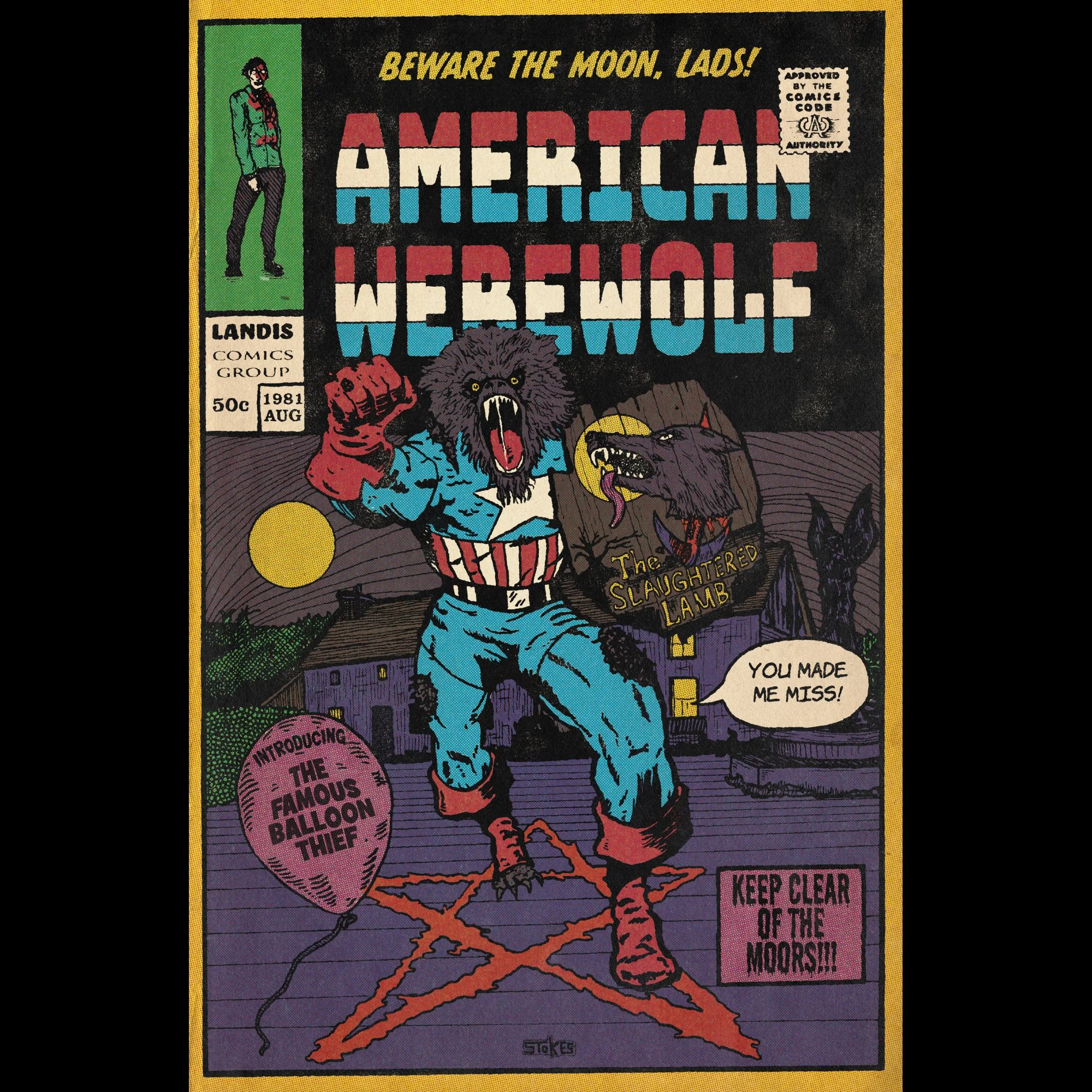 American Werewolf - Giclée Art Print (11x17))