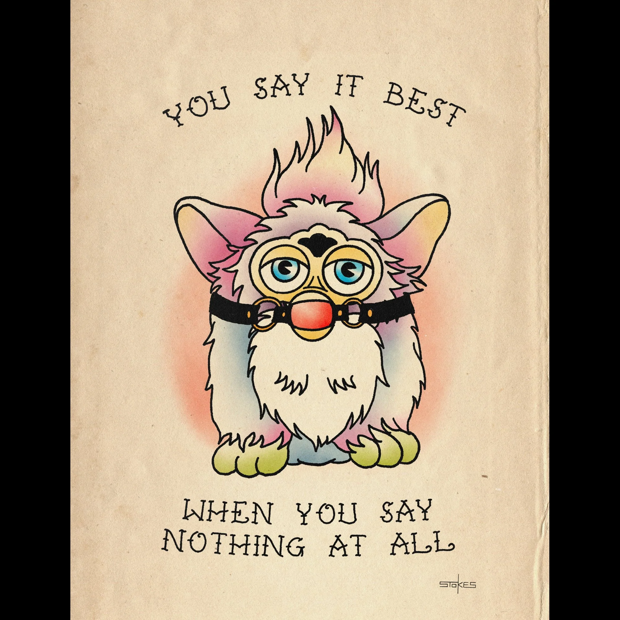 When You Say Nothing at All - Giclée Art Print (Choose size)