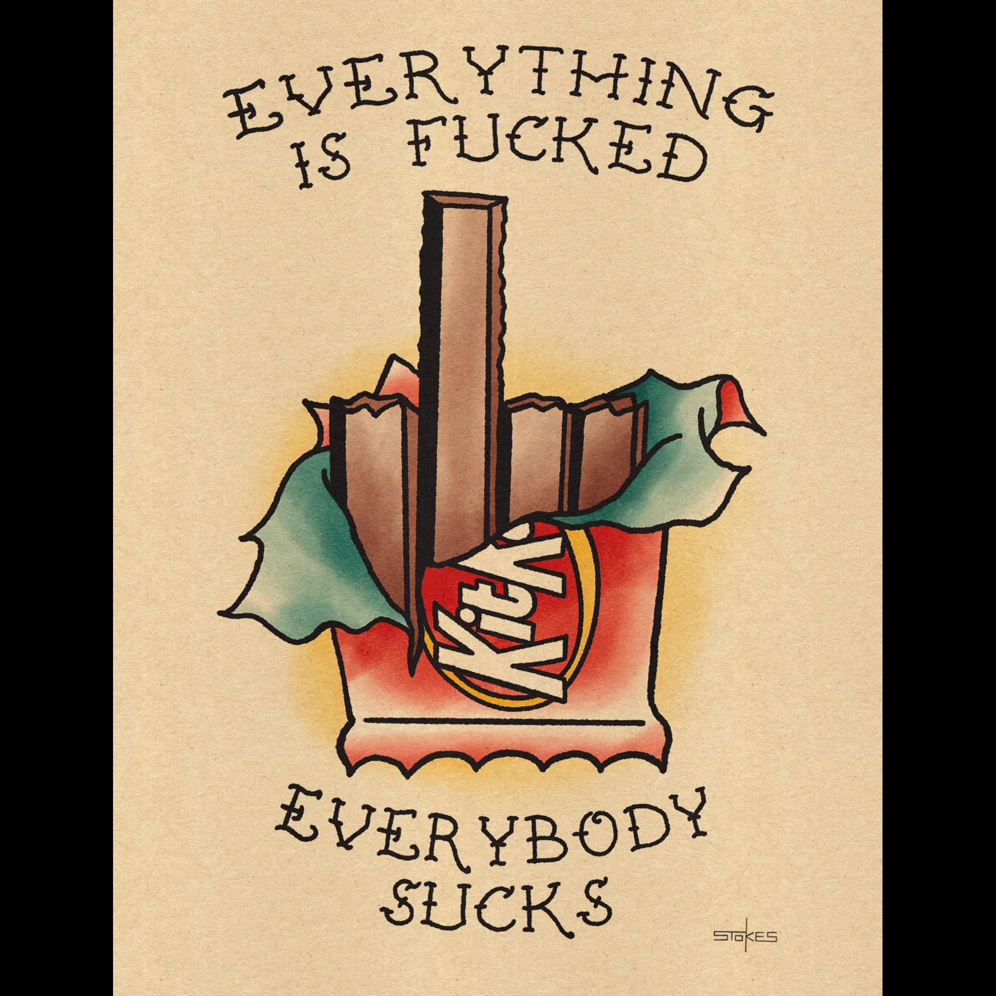 Give Me Something to Break - Giclée Art Print (Choose size)