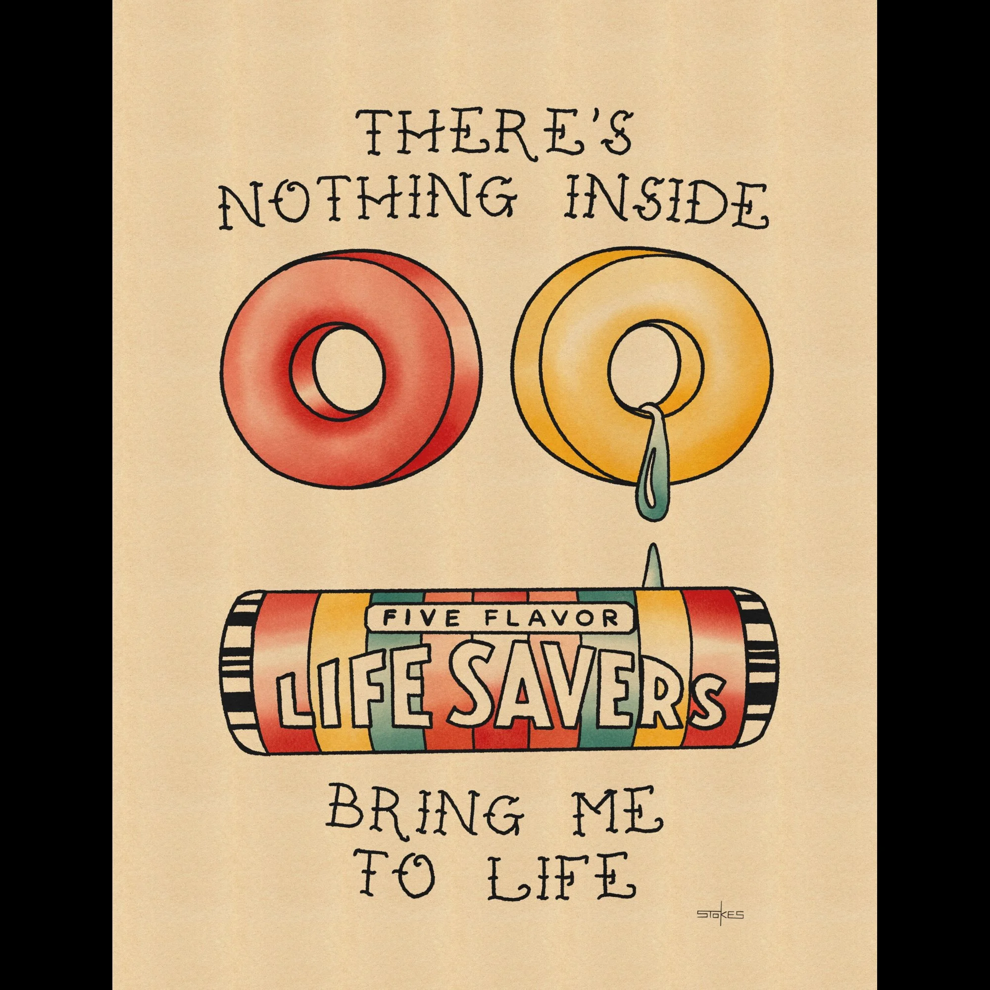 Bring Me to Life. - Giclée Art Print (Choose size)