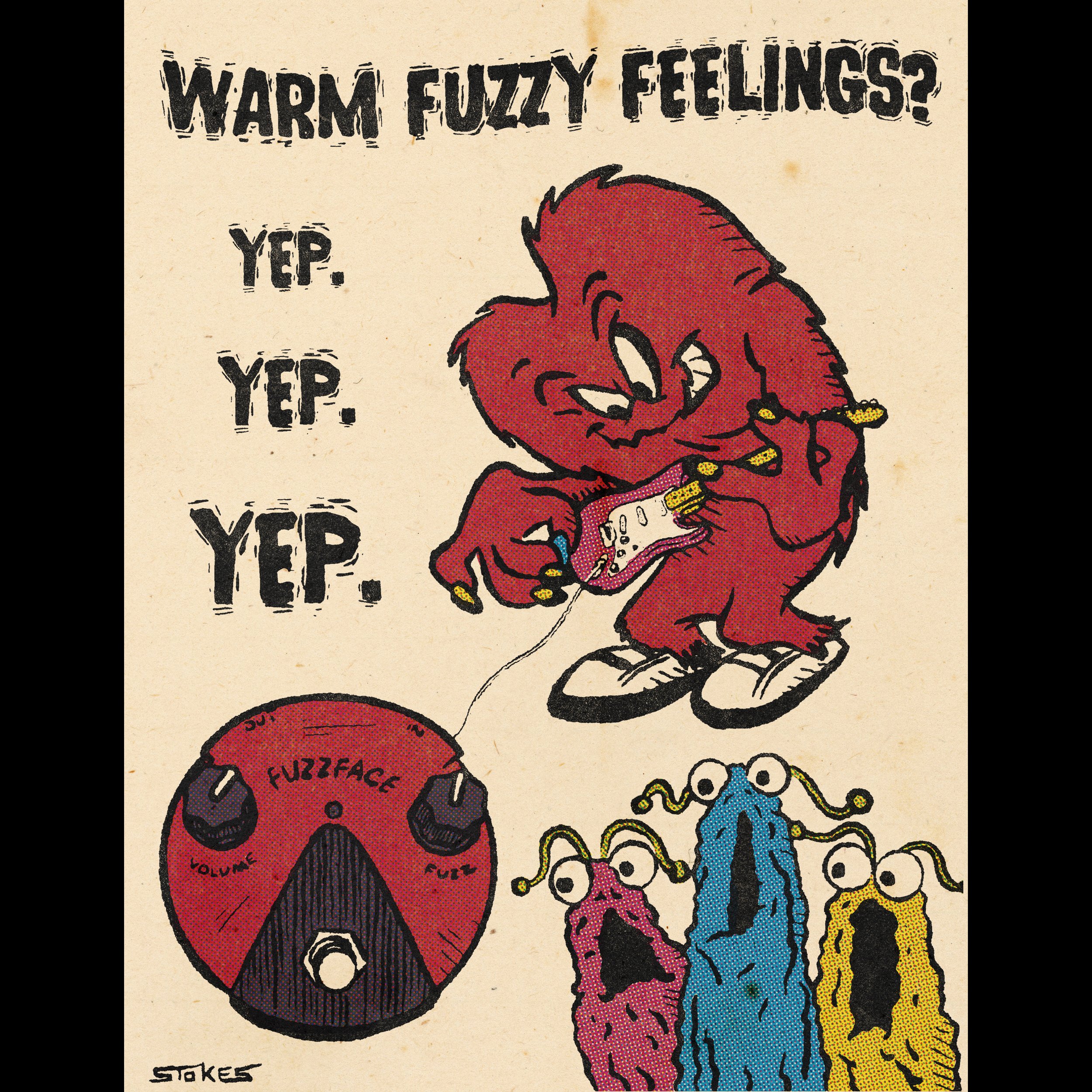 Warm Fuzzy Feelings? - Giclée Art Print (Choose size)