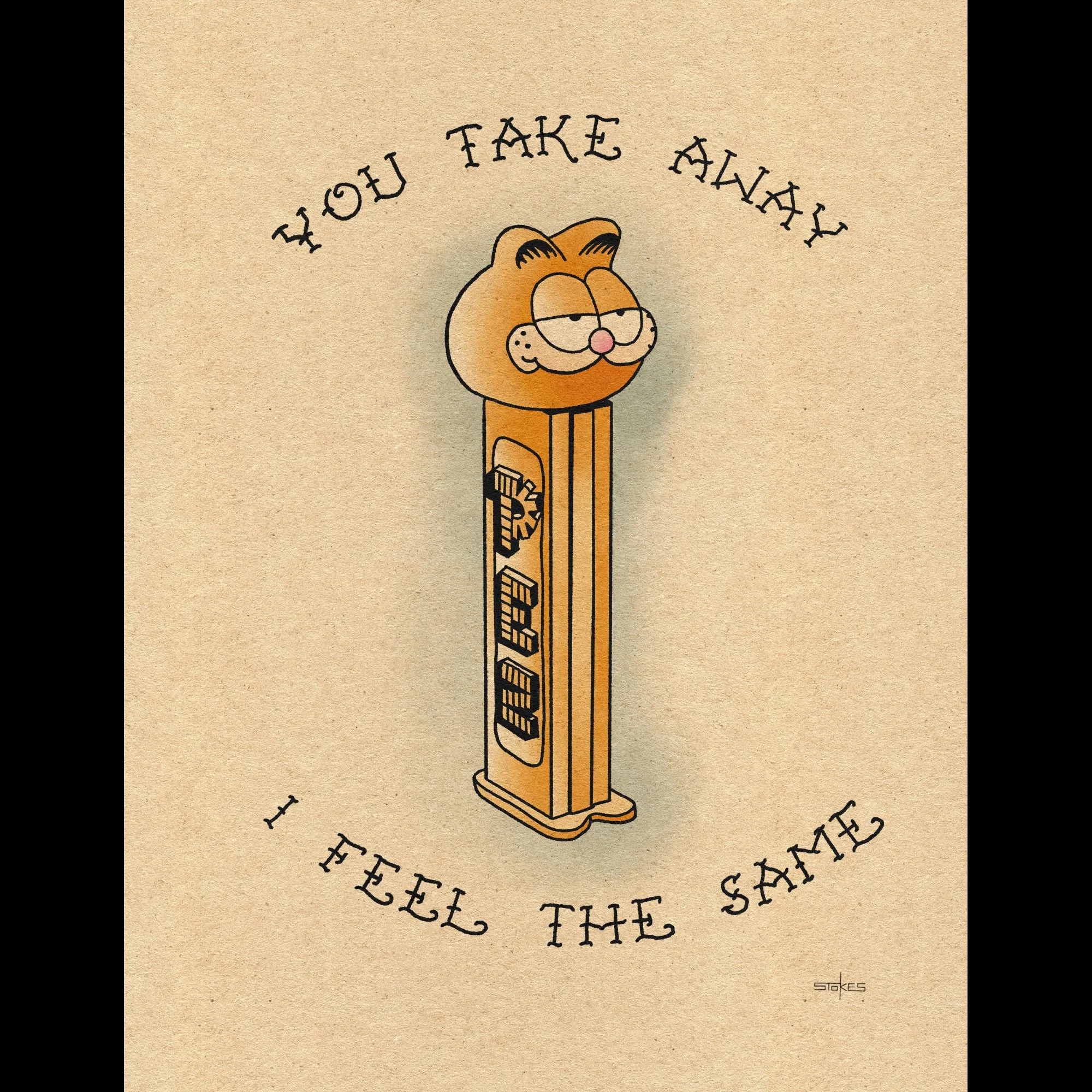You Take Away. I feel the Same. - Giclée Art Print (Choose size)