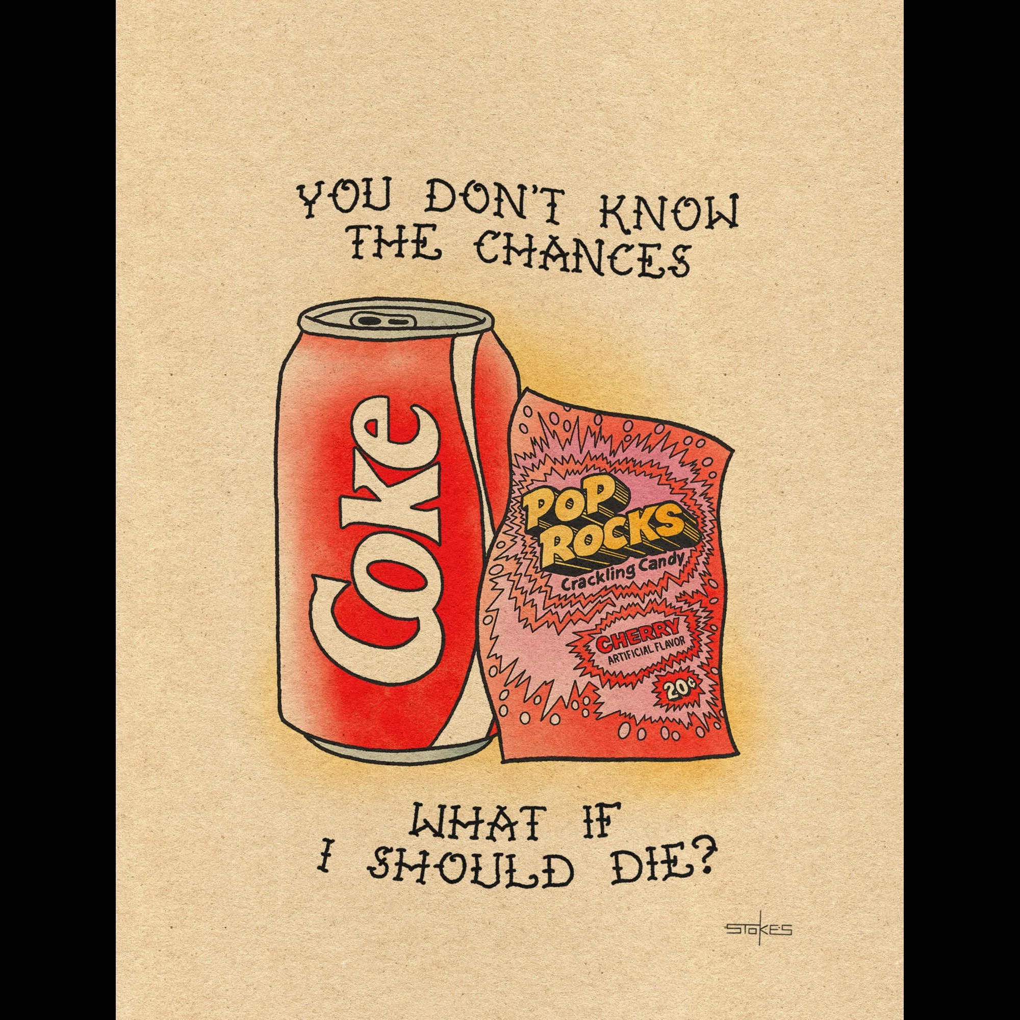 What if I should die? - Giclée Art Print (Choose size)