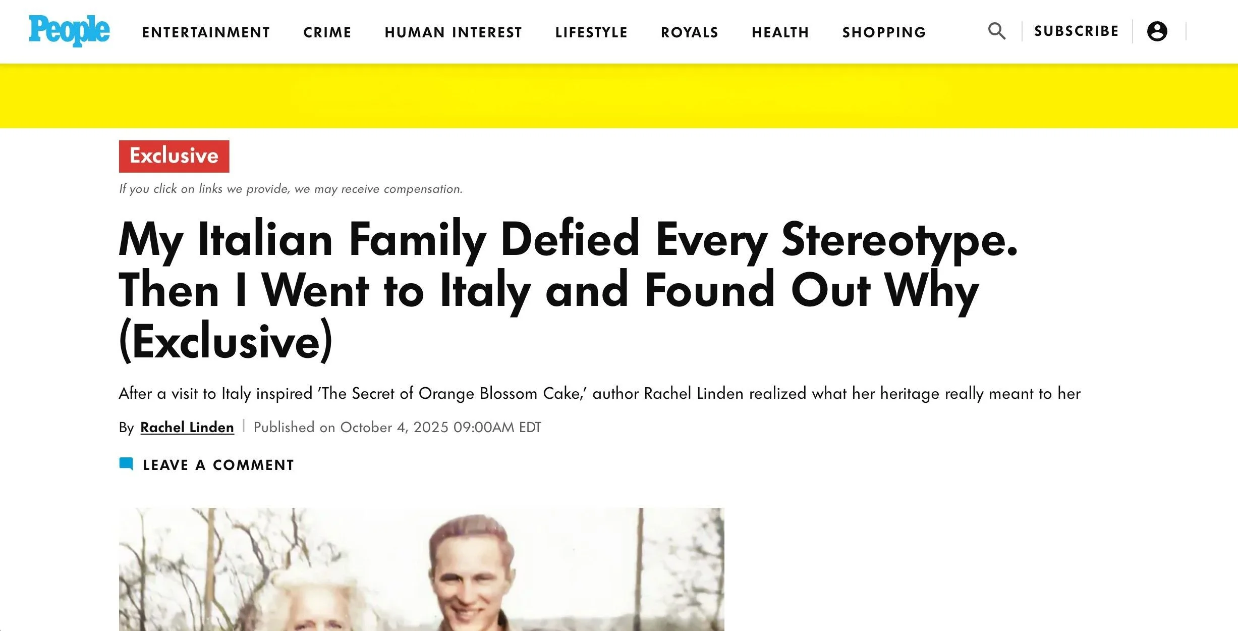 My new book is featured in People Magazine