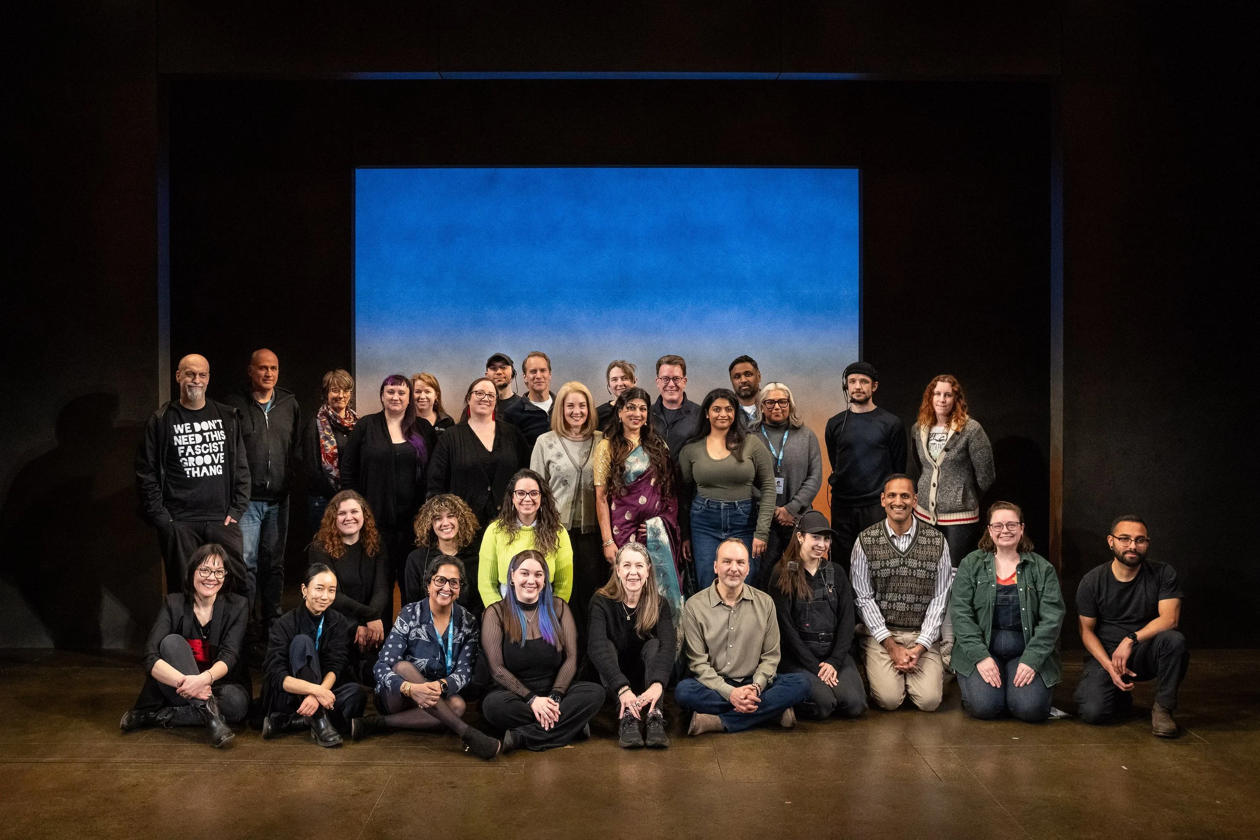 Production team for “Cowboys and East Indians” (Photo: Jamie Kraus)