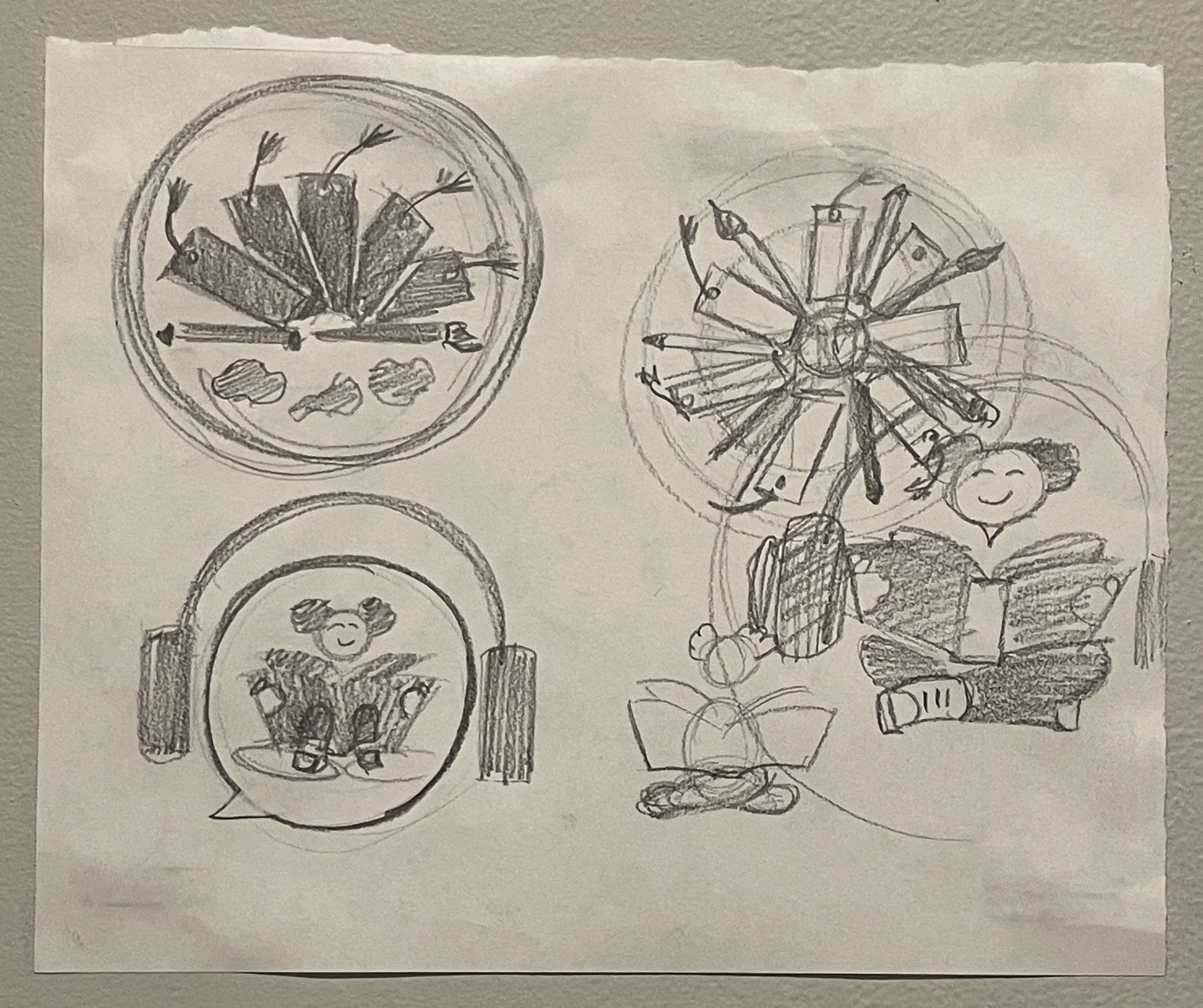 Shape and Concept explorations 3. 