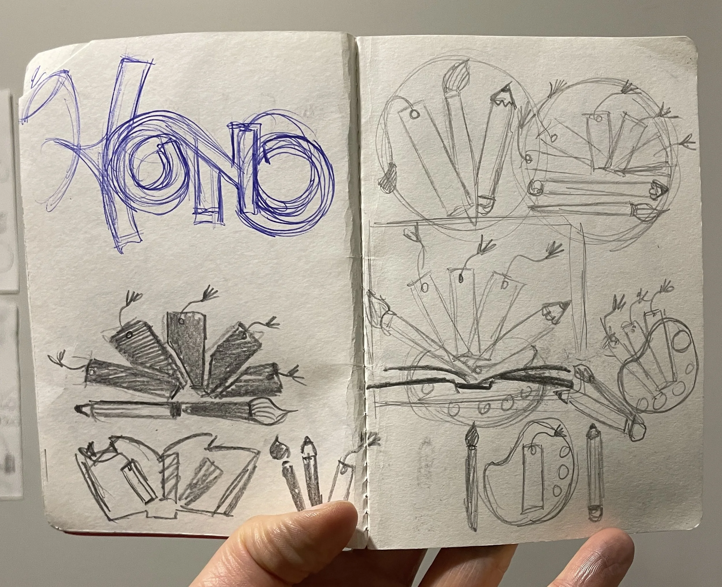 Shape and concept explorations 4. 