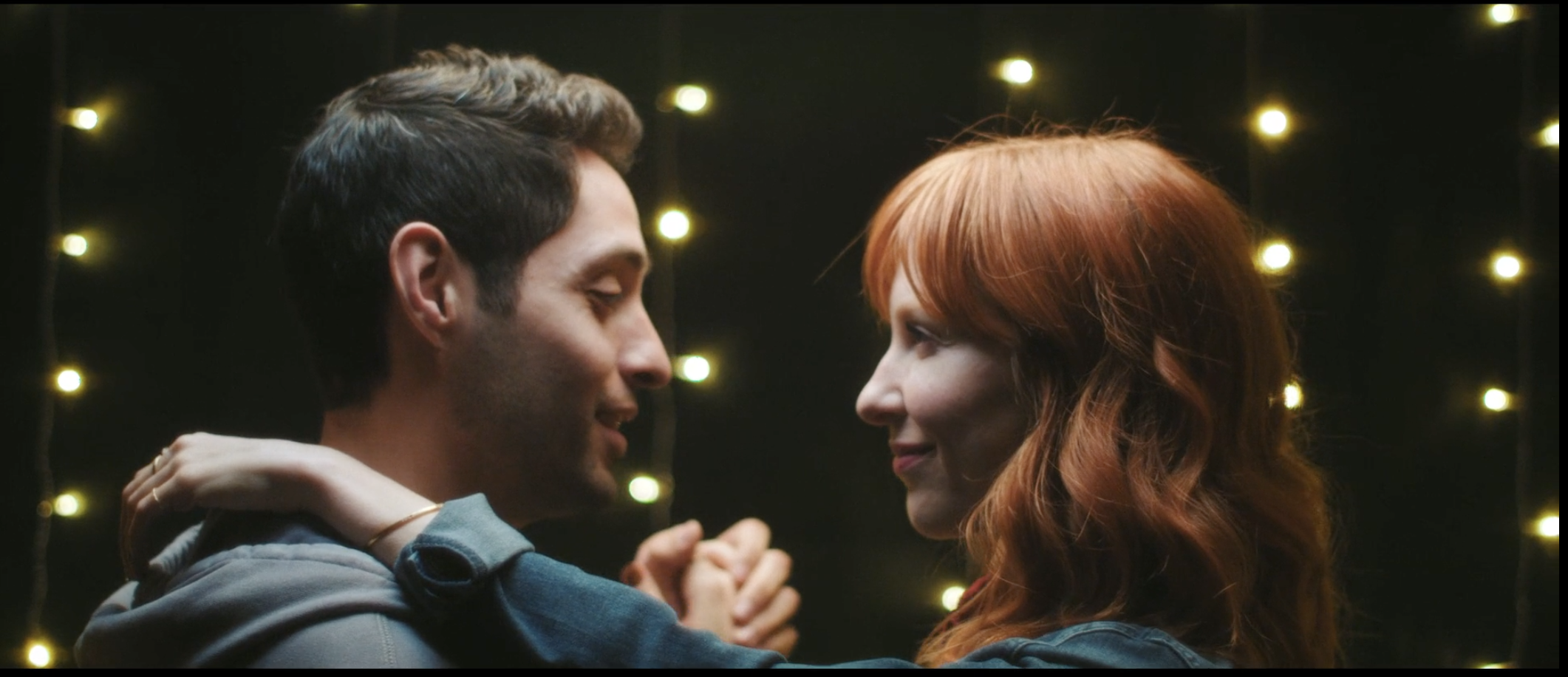 Max Arcienega and Tate Hanyok in the HBO Film production
