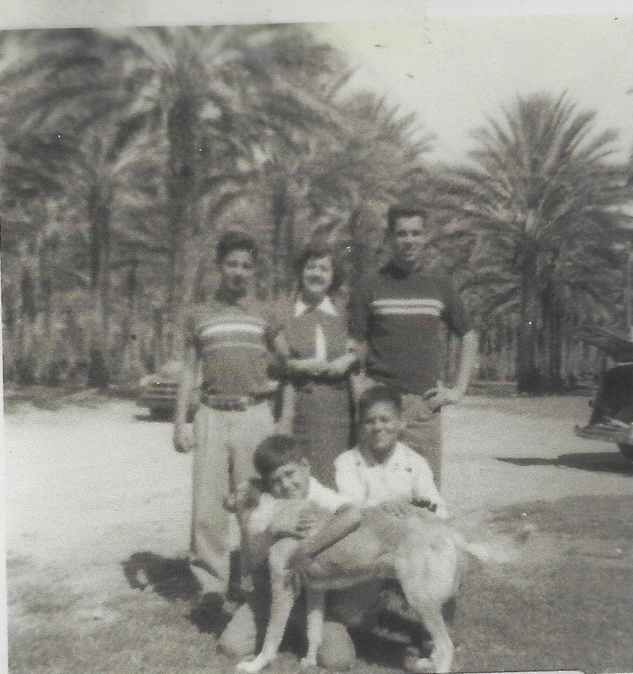 my grandma and her sons, 1949