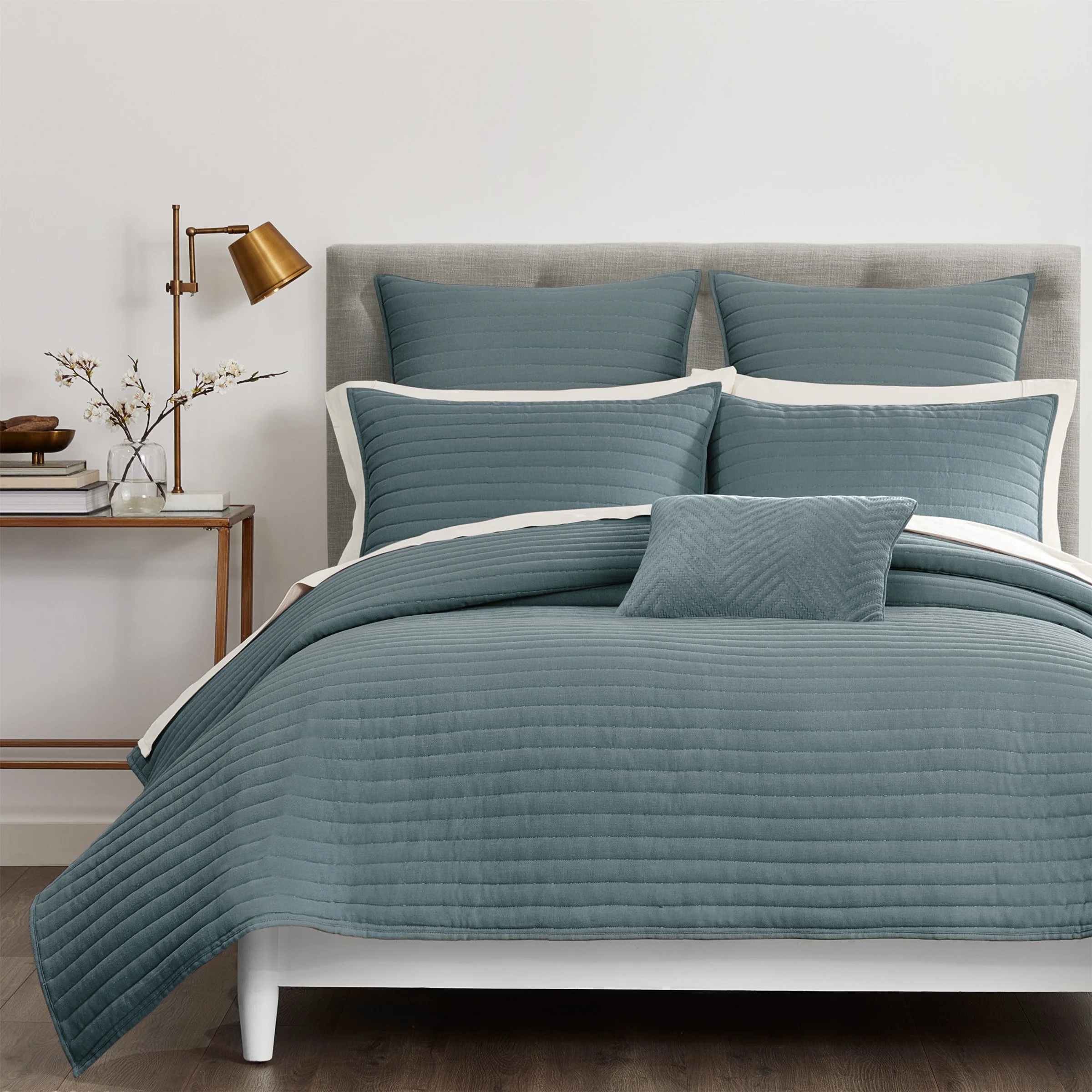 Fieldcrest_Luxury_Linen Cotton_Rice Stitch_Quilt_Goblin Blue Square.jpg