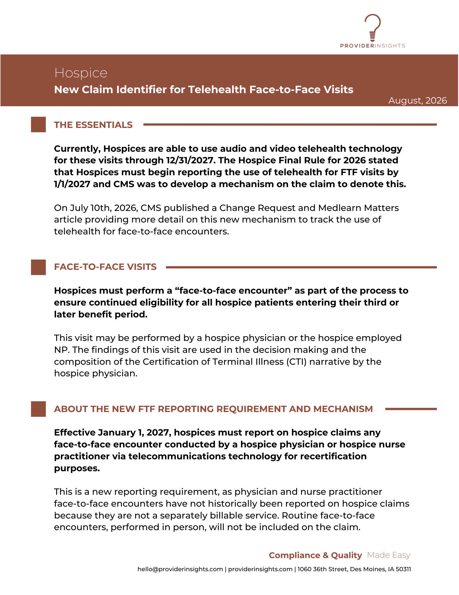 New Claim Identifier for Telehealth Face-to-Face Visits (Hospice) 1.png