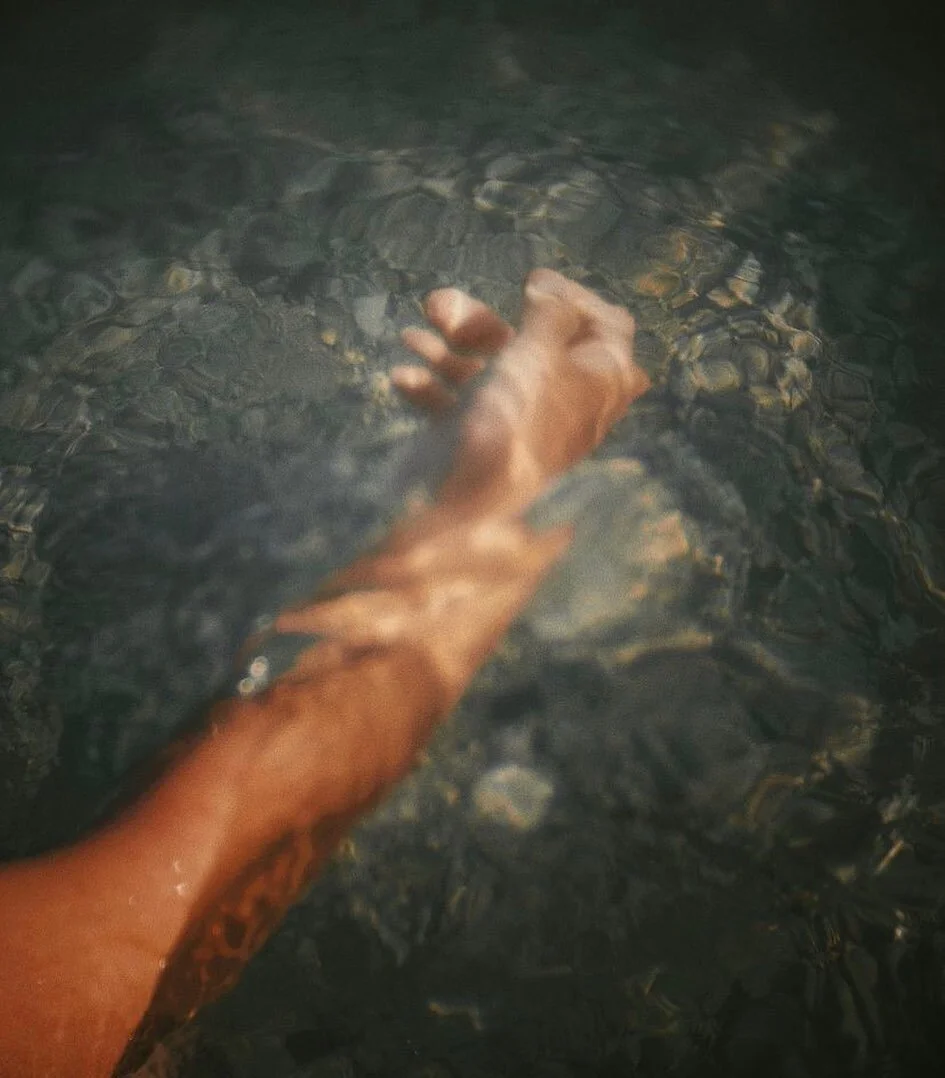 Lay your body down upon Sand, 
or adrift the rippling bed-cloth of Water, 
or upon bare Dirt beside wind-swept Tree
and feel Grains loosen under weight of bones, 

feel Salt lift aching body up upon its broad shoulders, 
feel Blade arc itself over be