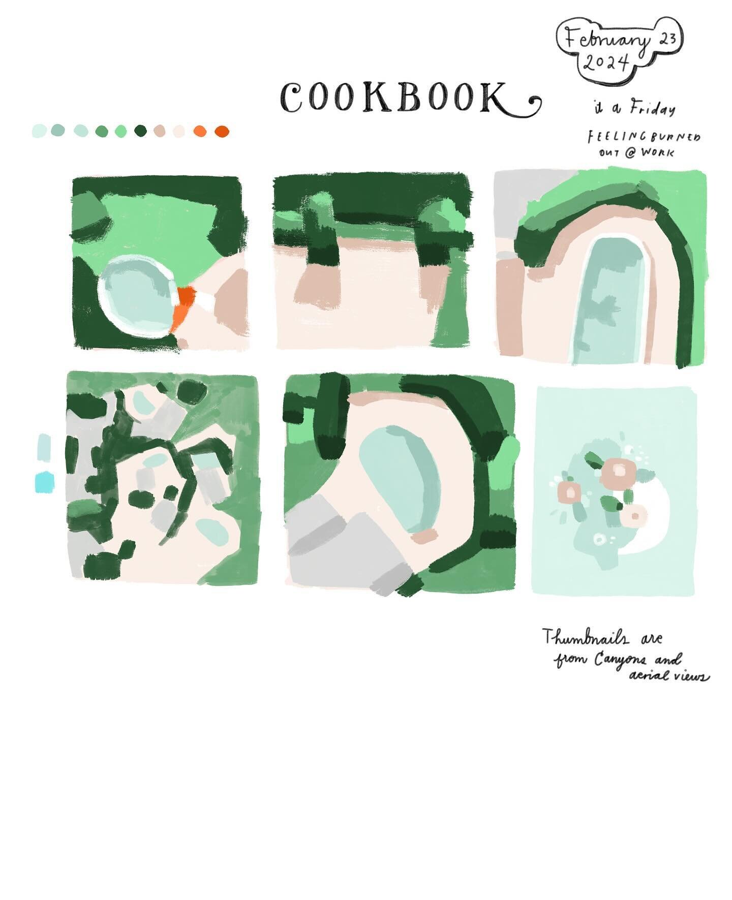 We had this cookbook growing up and it always fascinated me. I think at first because of the beautiful cakes but as I got older I loved it for a different reason&mdash;those fonts and illustrations are 😍 I sold the book when I moved, regretted it, a