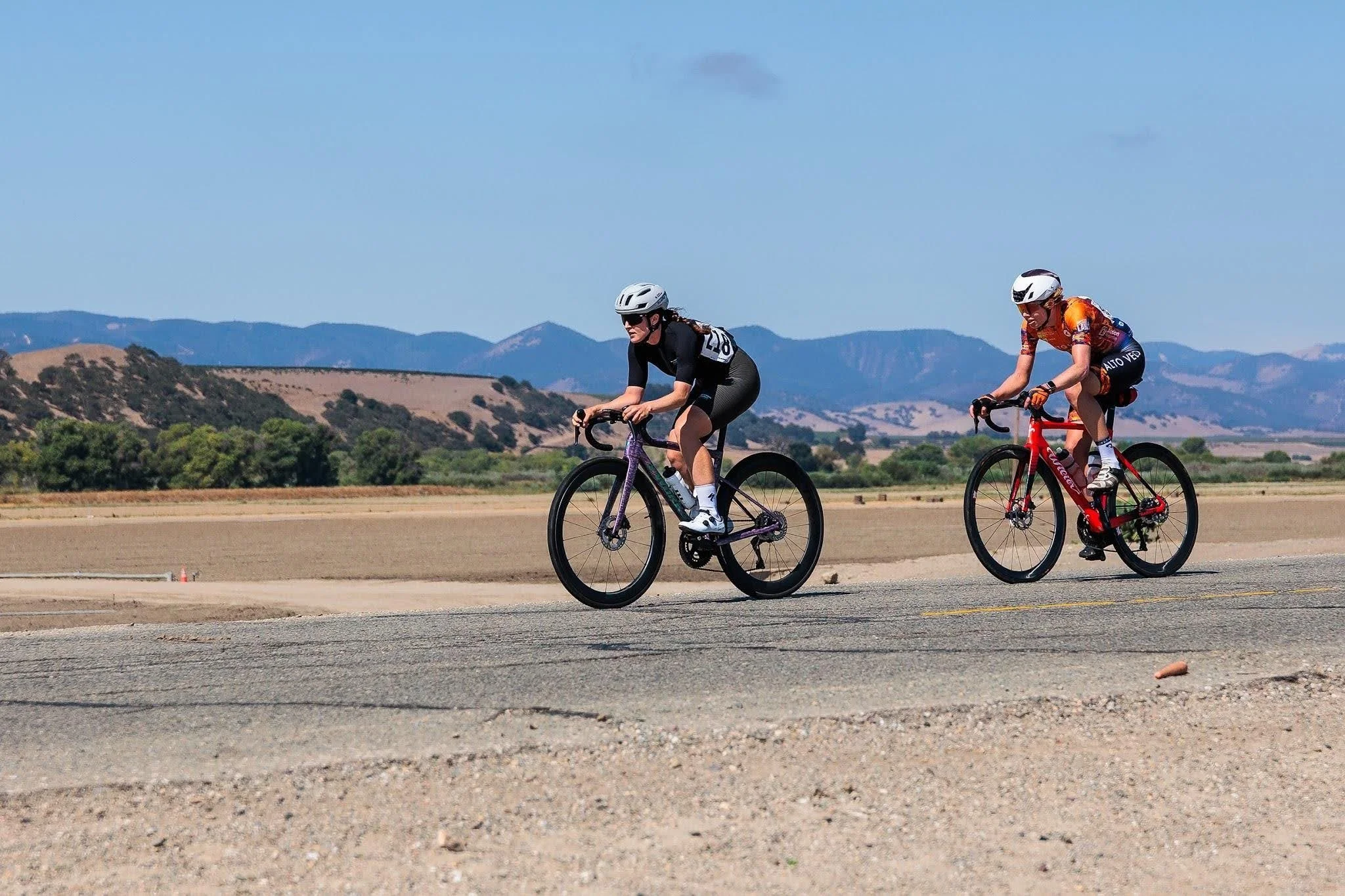 In the breakaway with Haley (📸: Greg Beliera) 