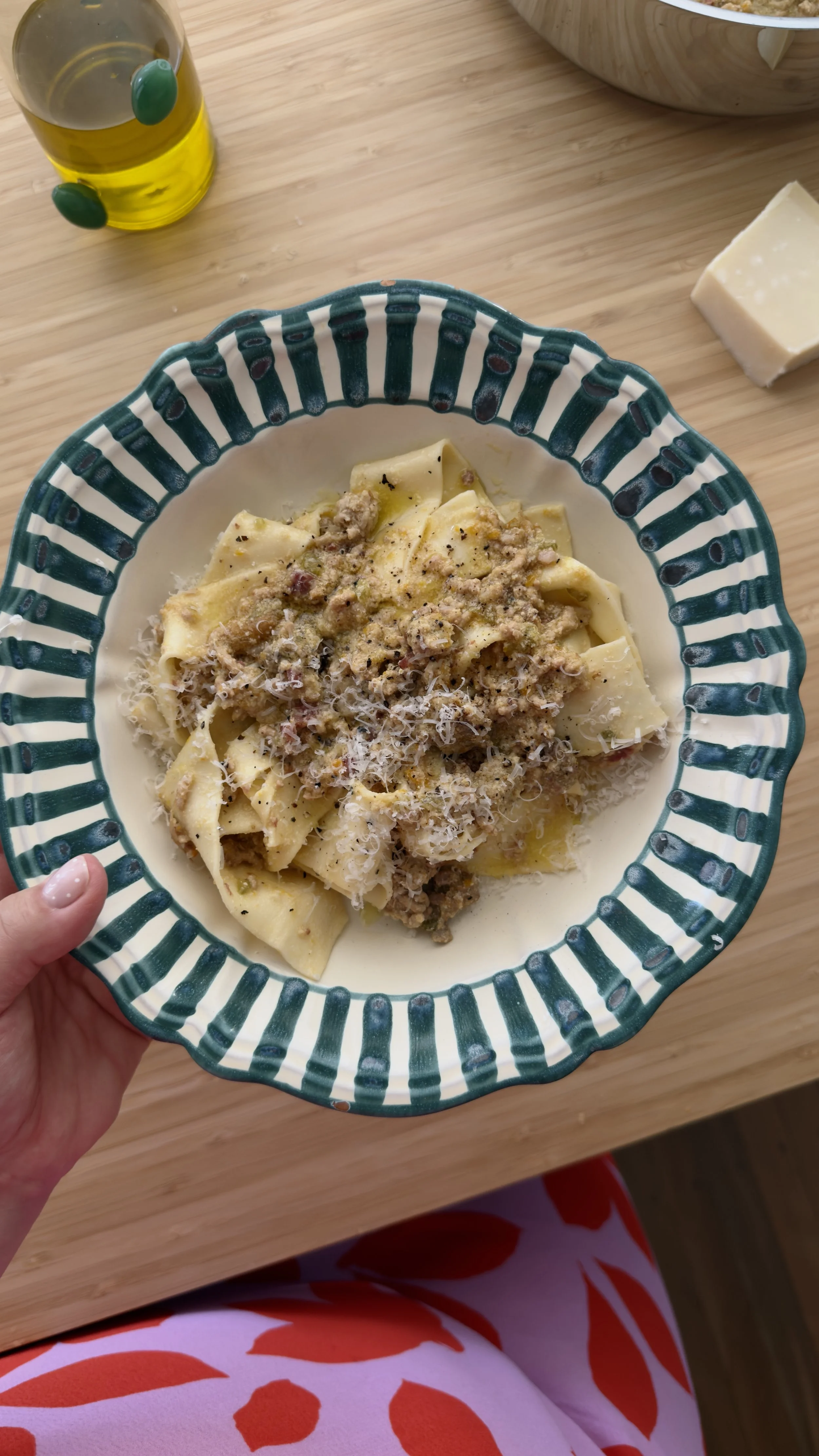 Milk-braised three pork ragu