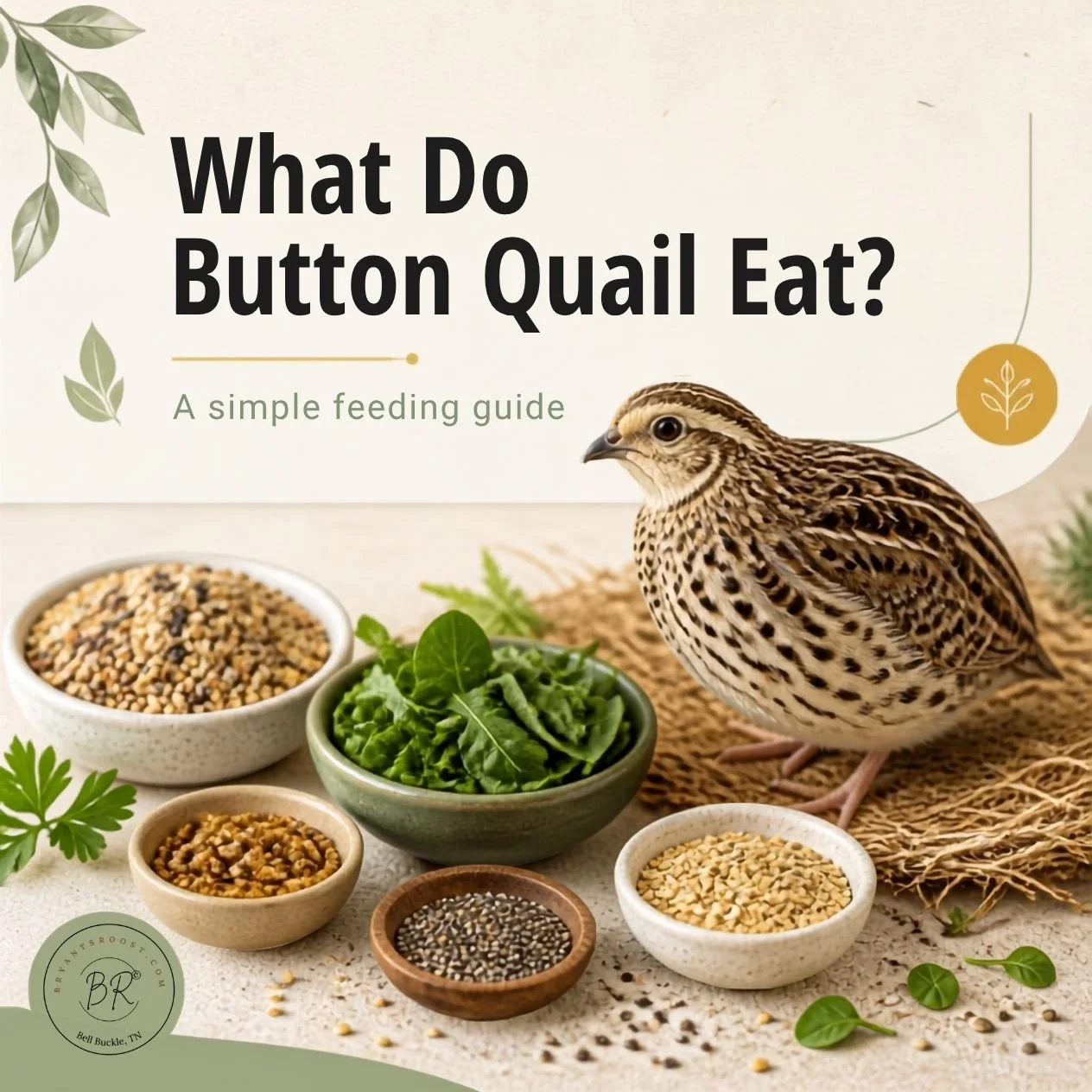 What Do Button Quail Eat?