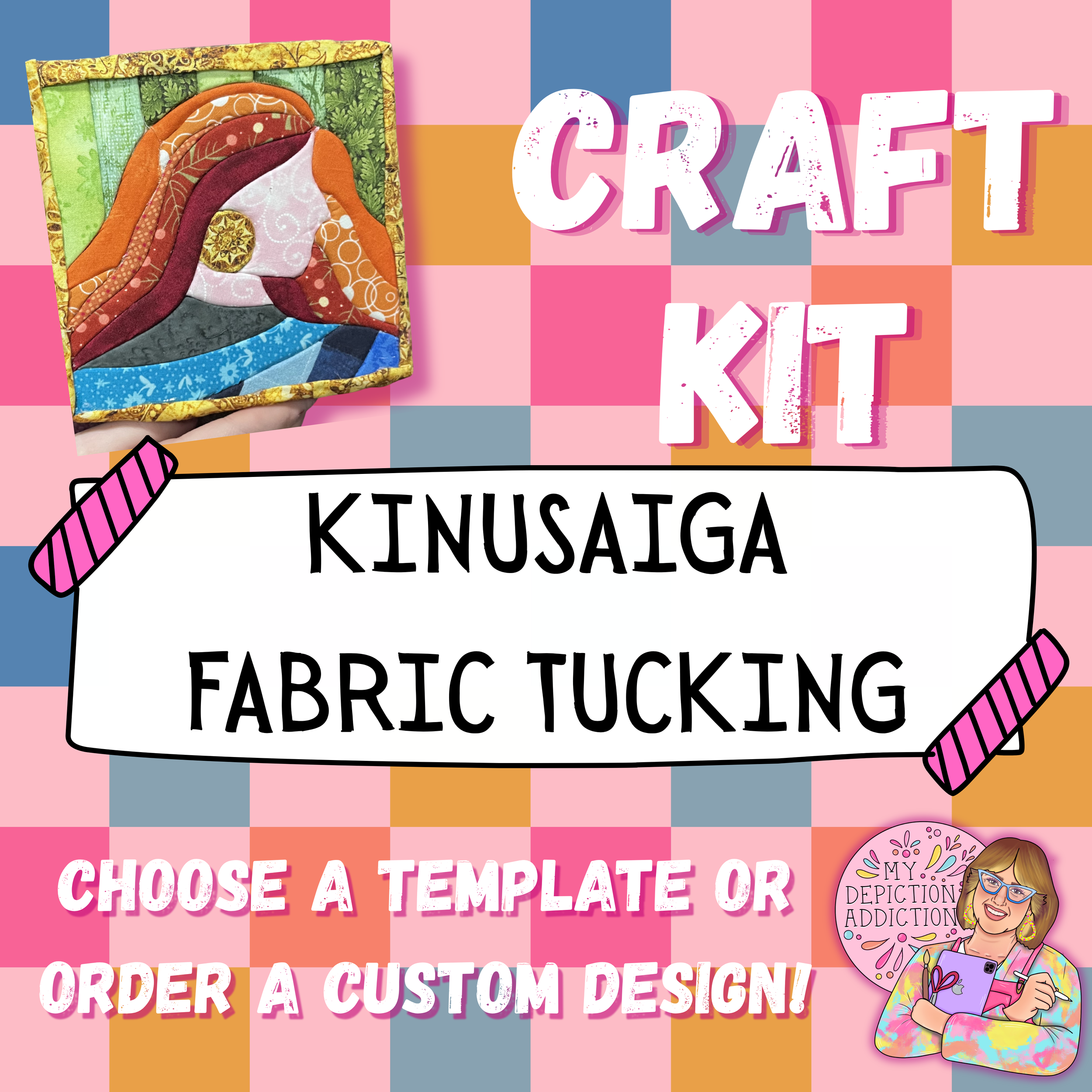 CRAFT KIT: Kinusaiga Fabric Tucking