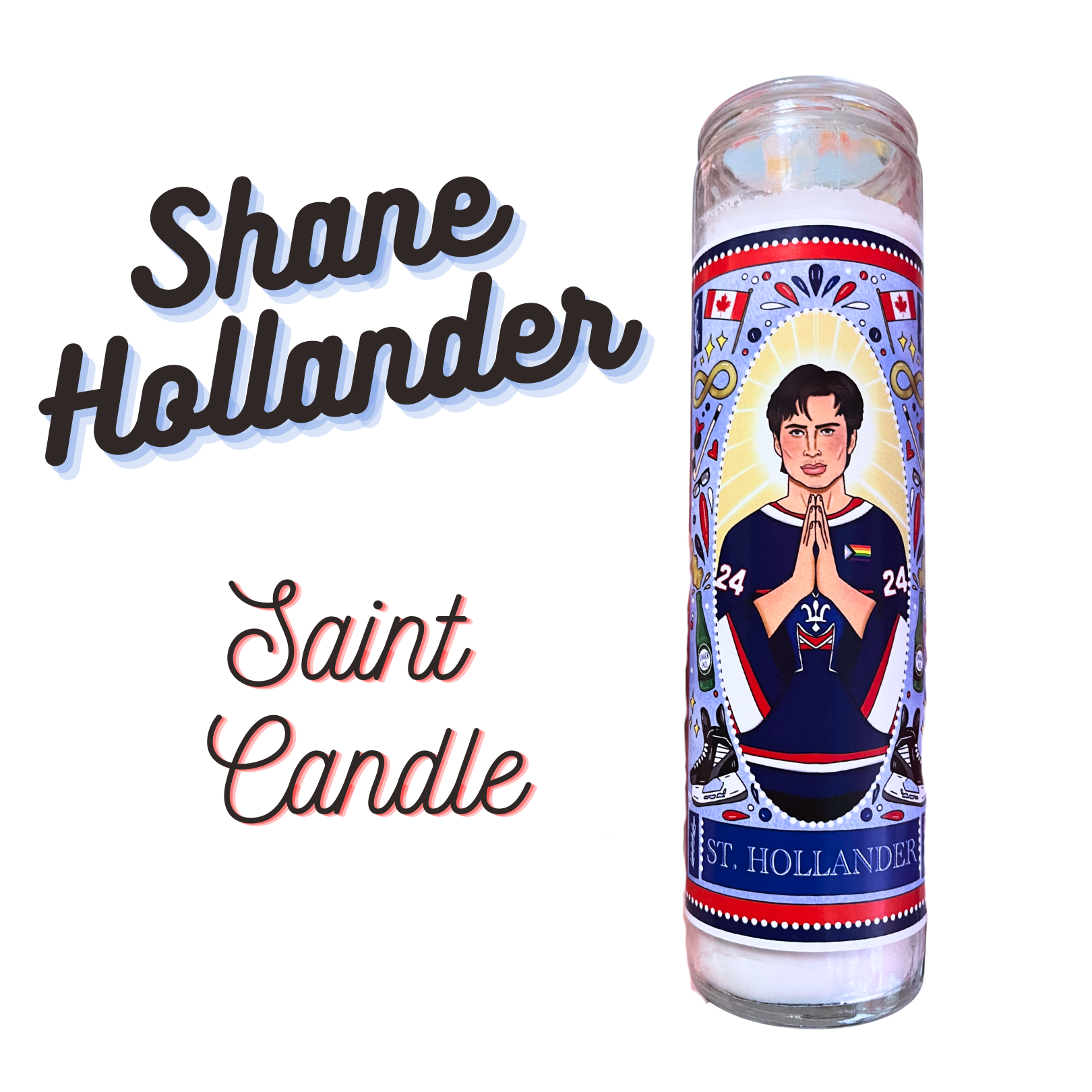 Shane Hollander Celebrity Saint Candle